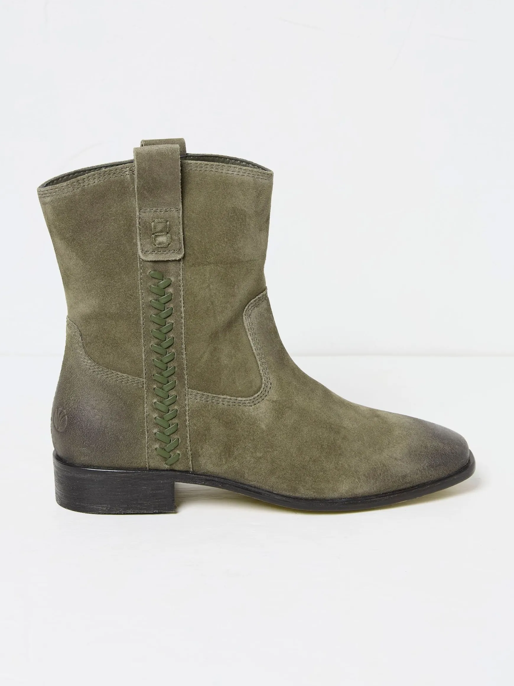 FatFace Adelaide Western Boots Green Cheap