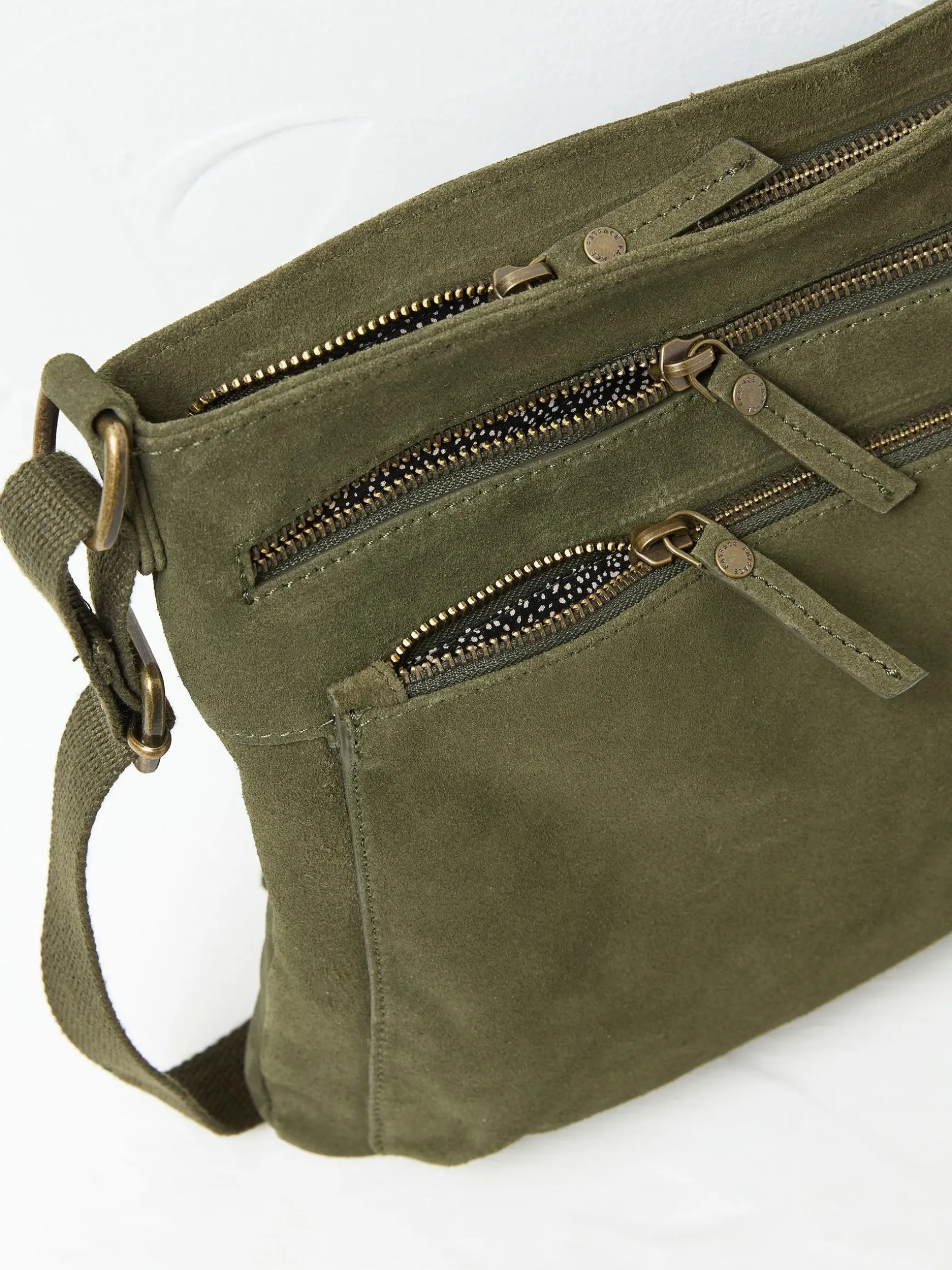 FatFace Allie Crossbody Bag Green Shop