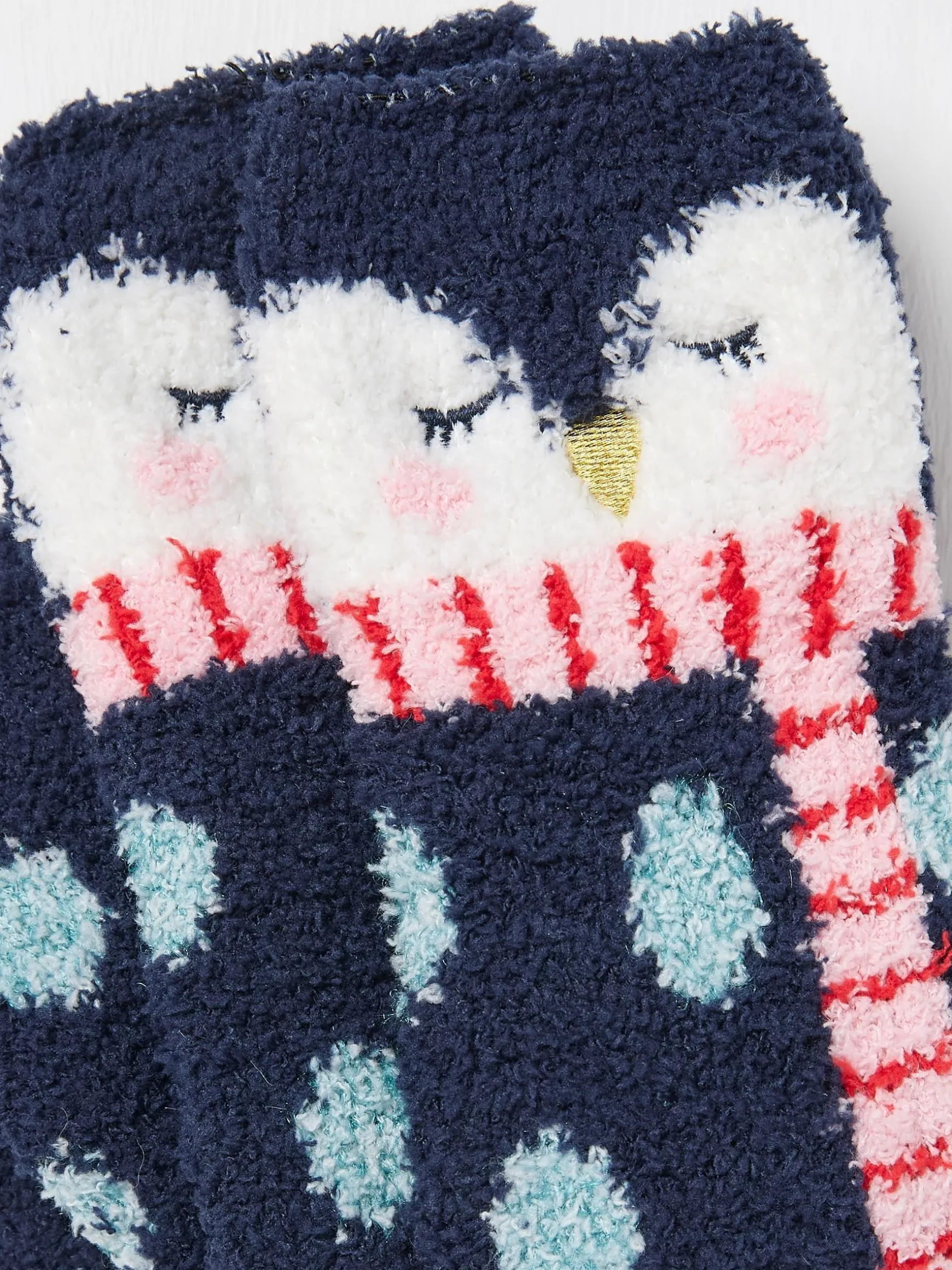 FatFace Cosy Penguin Socks Blue Navy Online