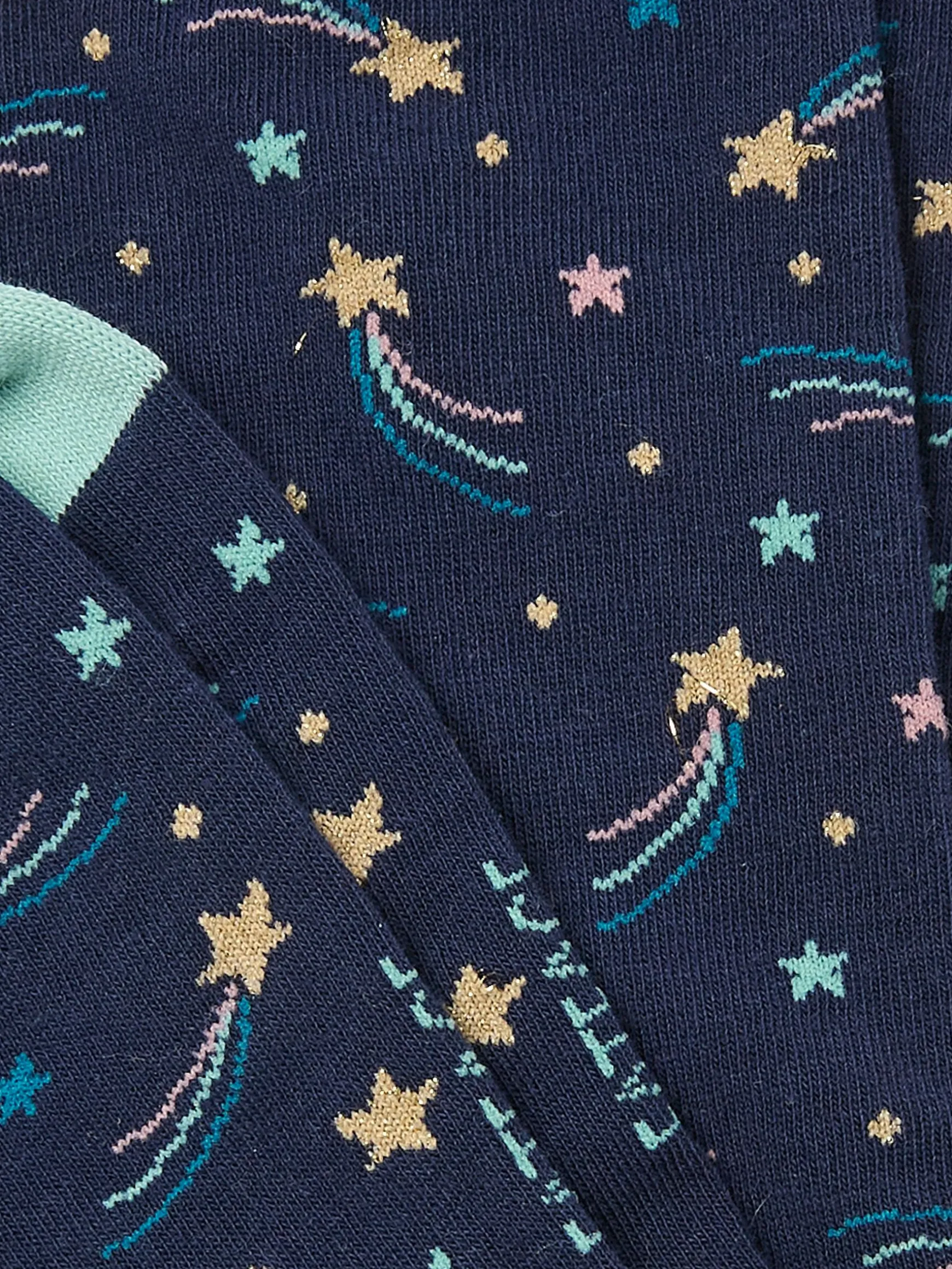 FatFace Womens Shooting Star Socks 1 Pack Blue Navy Hot