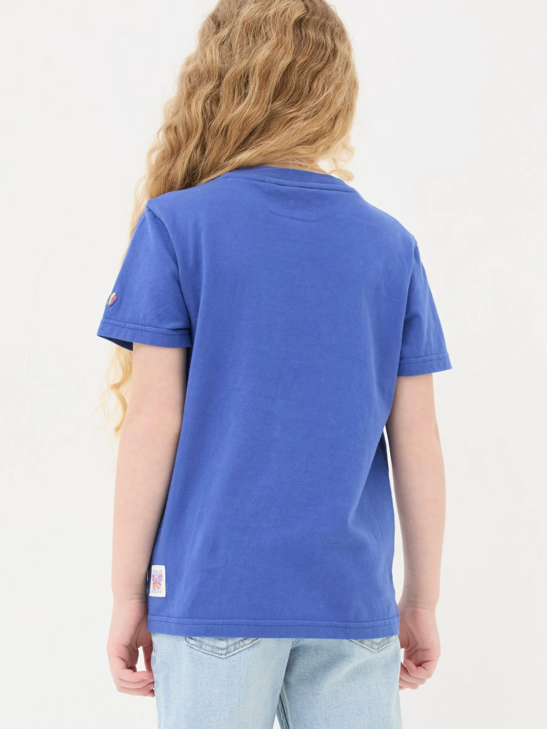 FatFace Pet Graphic T-Shirt Blue Online