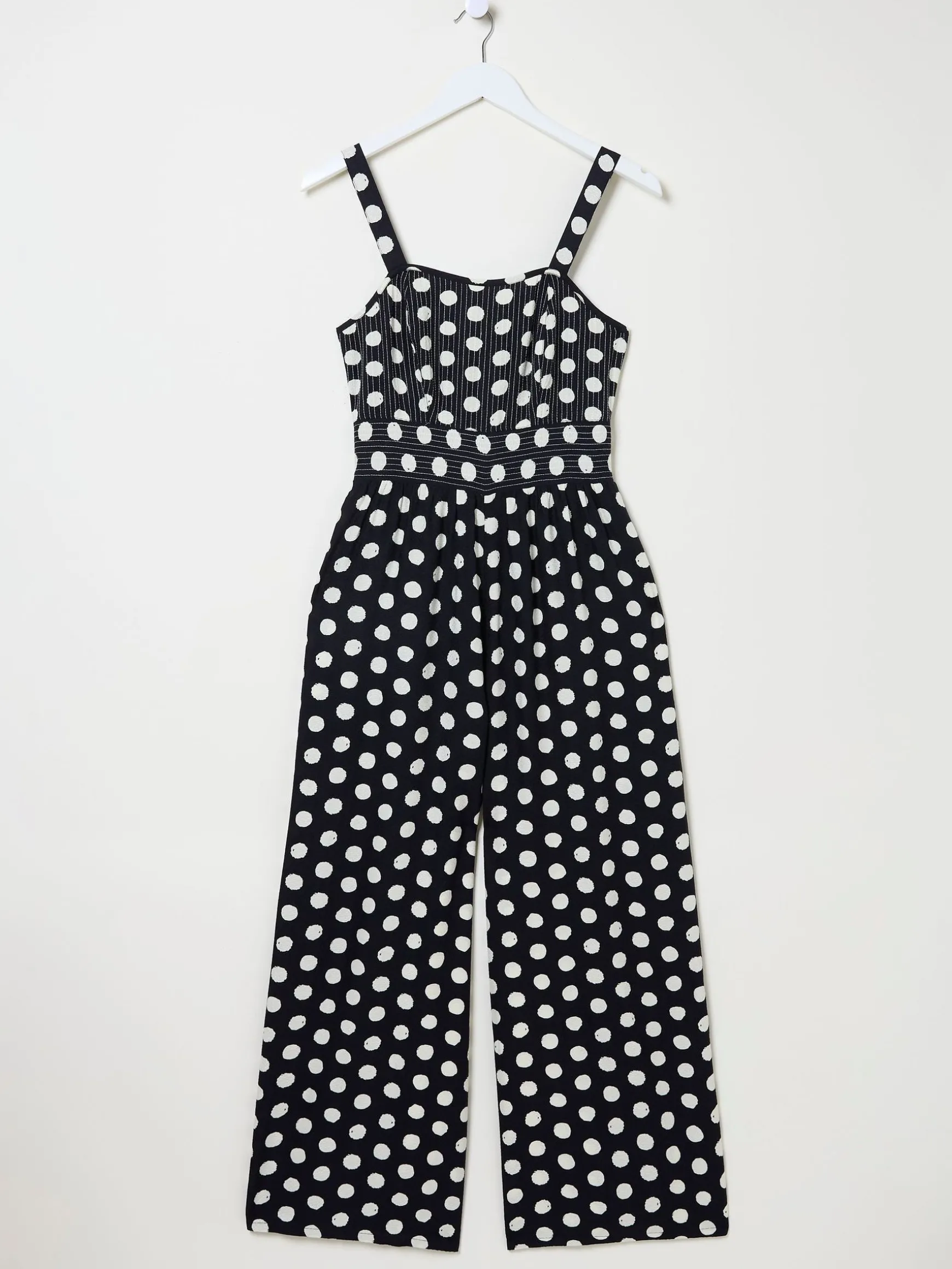 FatFace Ruby Polka Dot Jumpsuit Blue Best