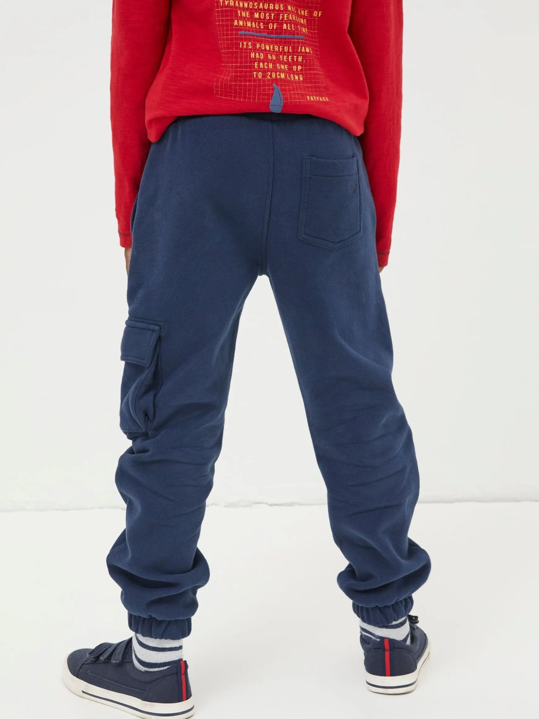 FatFace Seaburn Sweat Cargo Joggers Blue Flash Sale