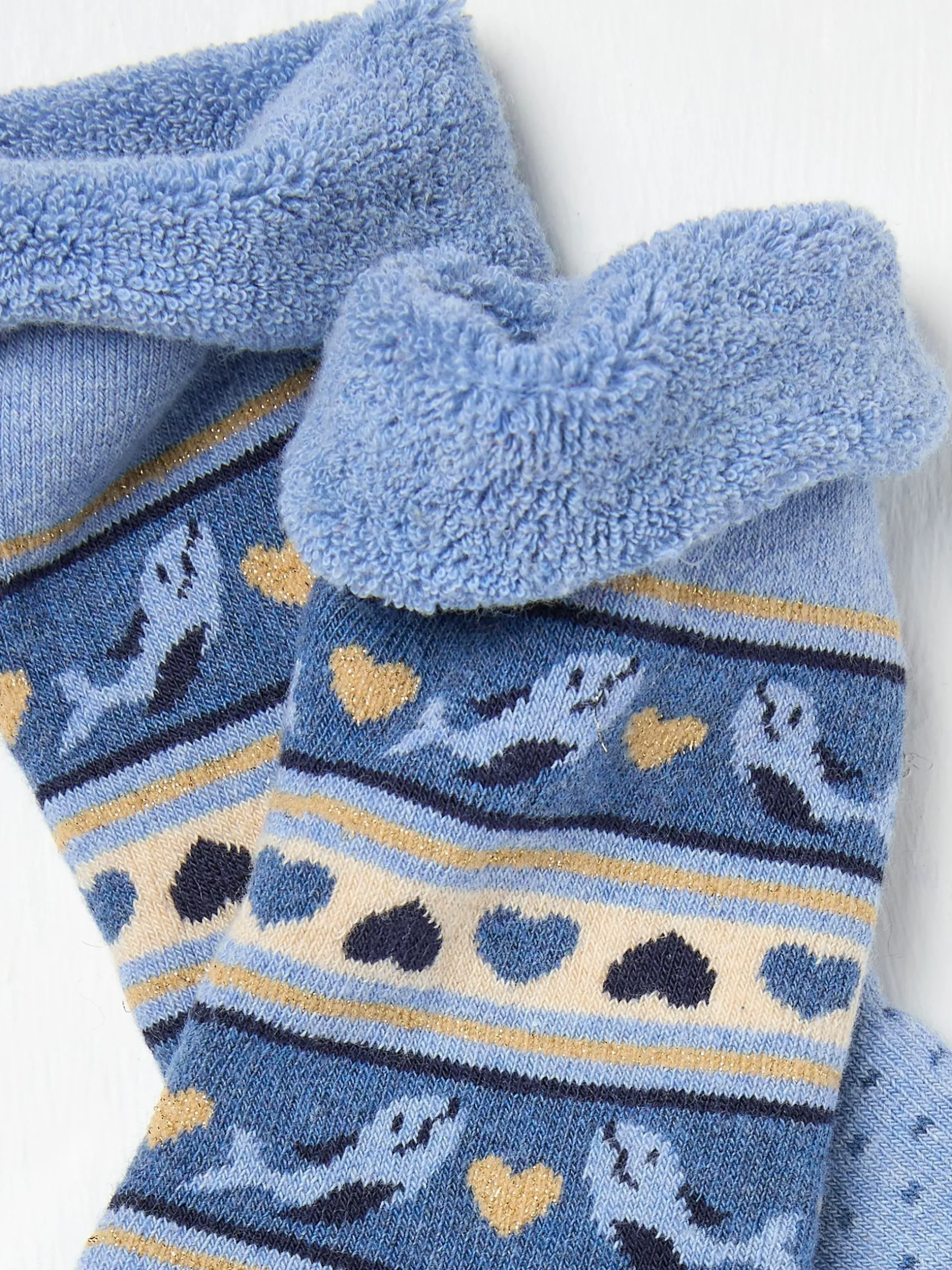 FatFace Shelter Wilson The Whale Cosy Socks Blue Outlet