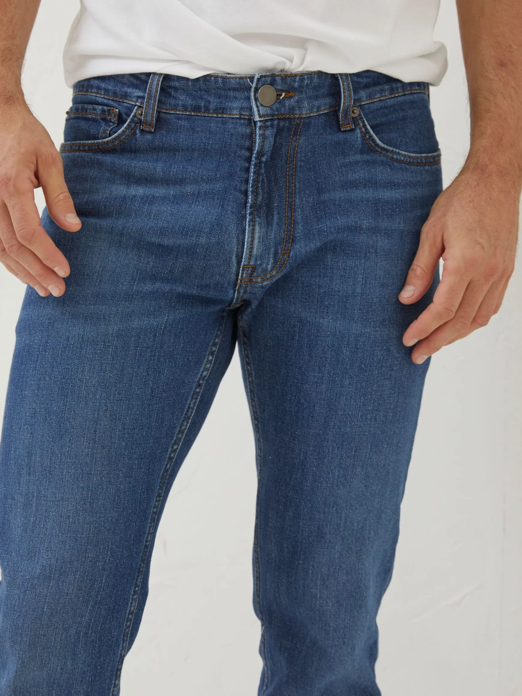 FatFace Slim Mid Wash Jeans Blue Store