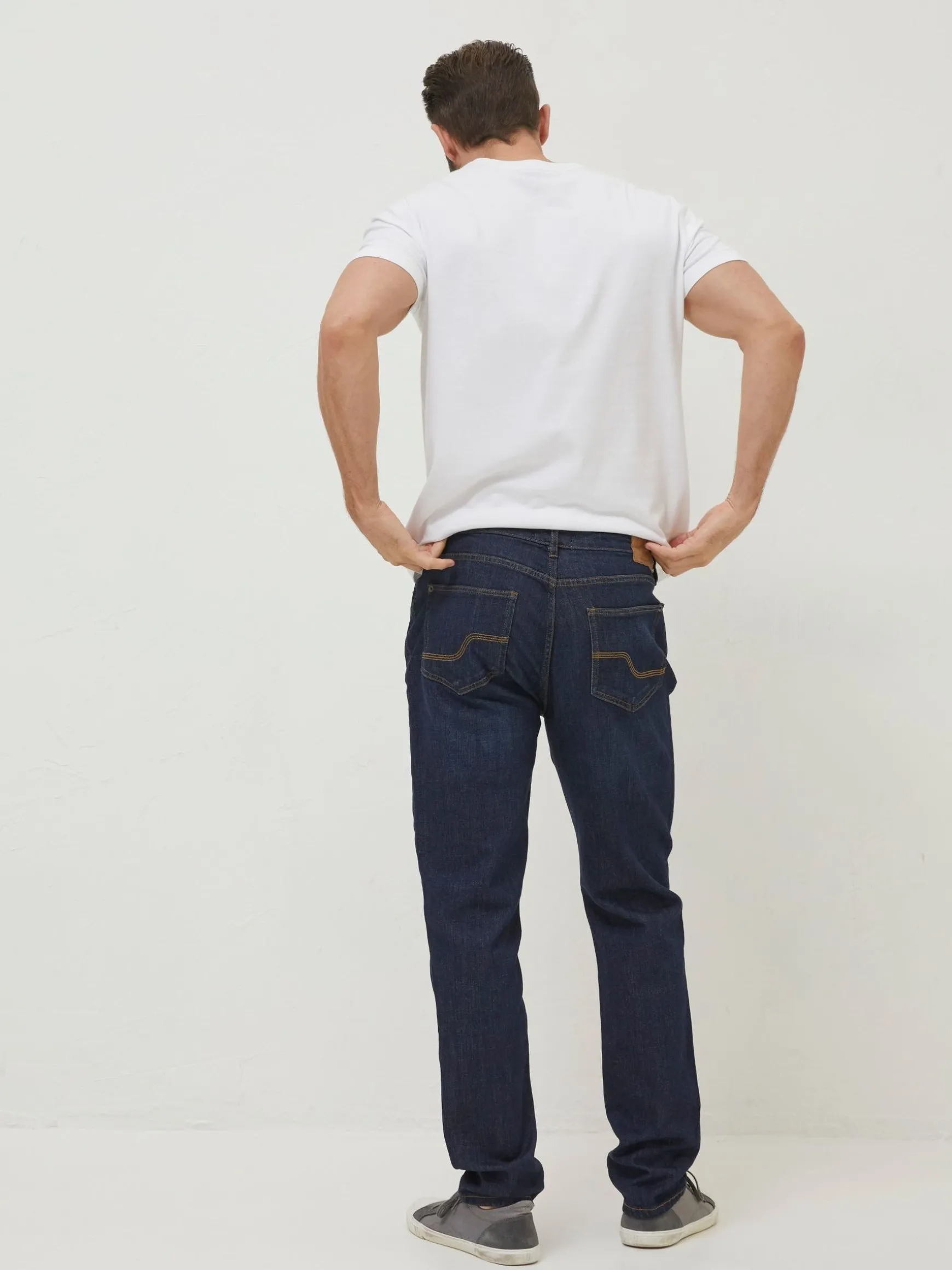 FatFace Slim Vintage Wash Jeans Blue Sale