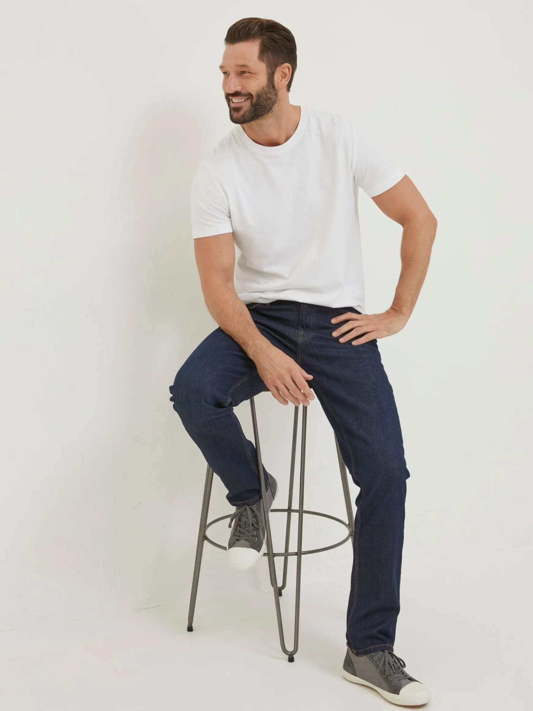 FatFace Slim Vintage Wash Jeans Blue Sale