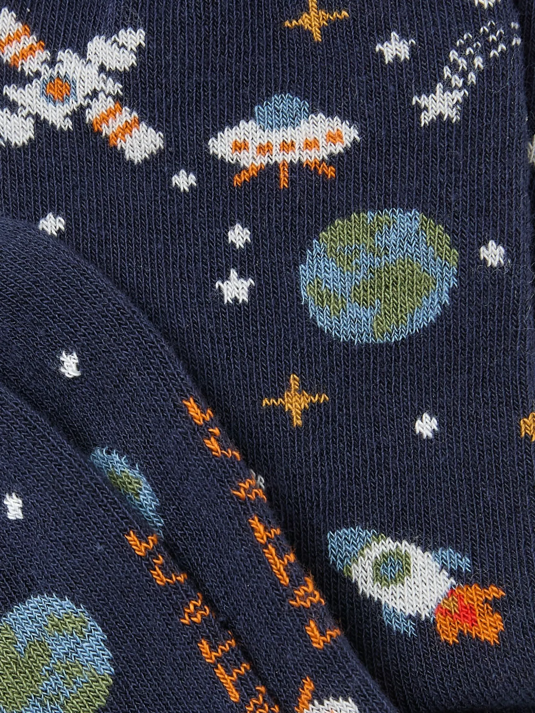 FatFace Space Socks 1 Pack Blue Hot