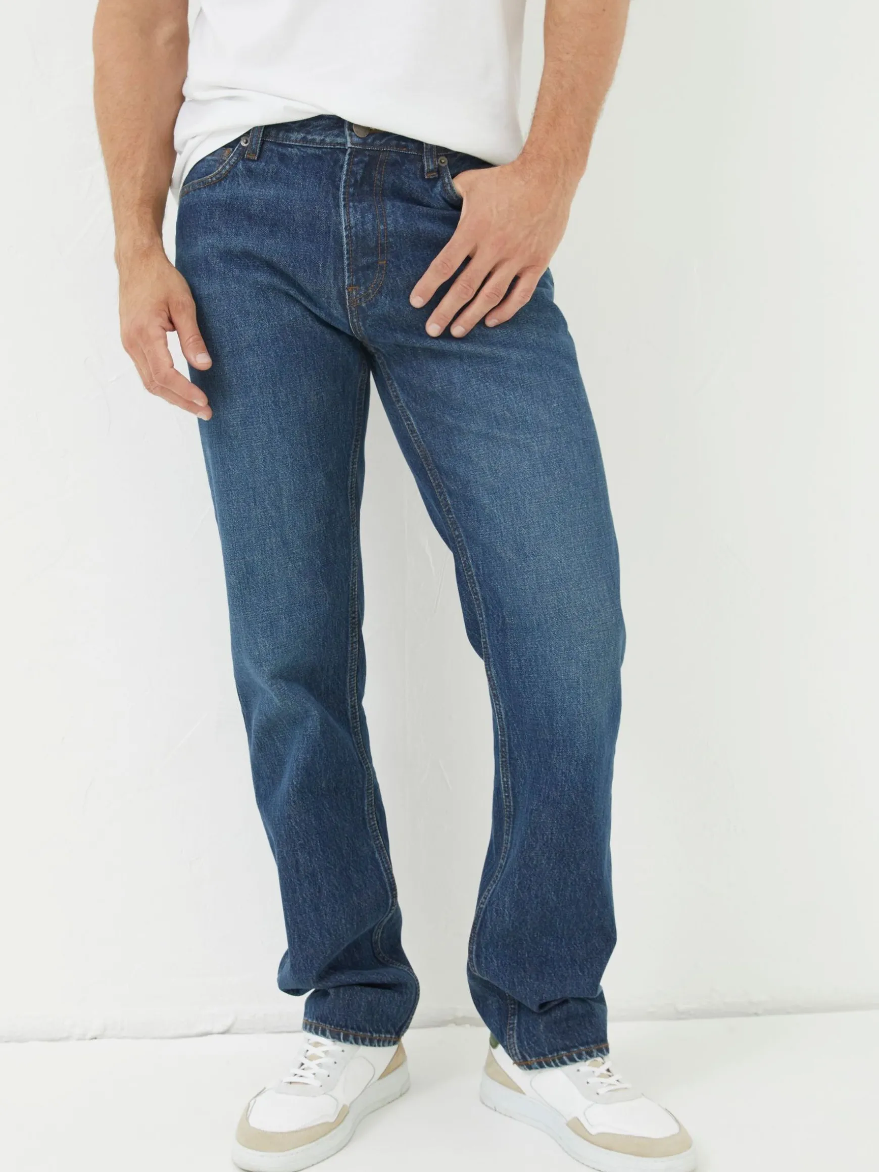 FatFace Straight Fit Jeans Blue Hot