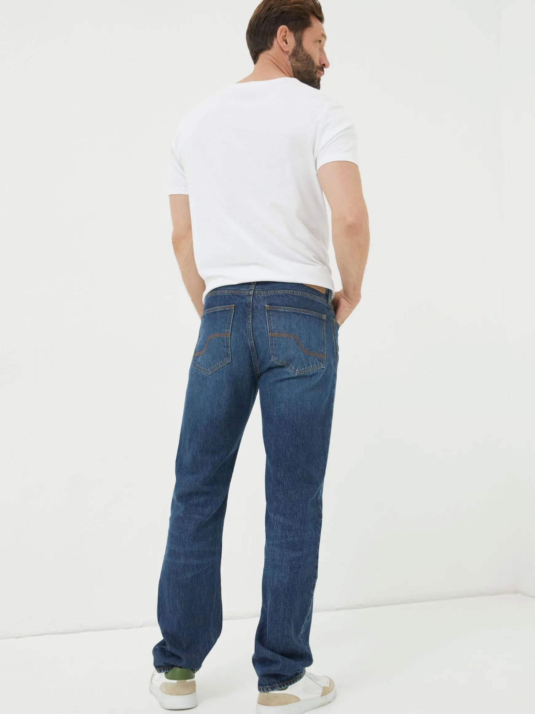 FatFace Straight Fit Jeans Blue Hot