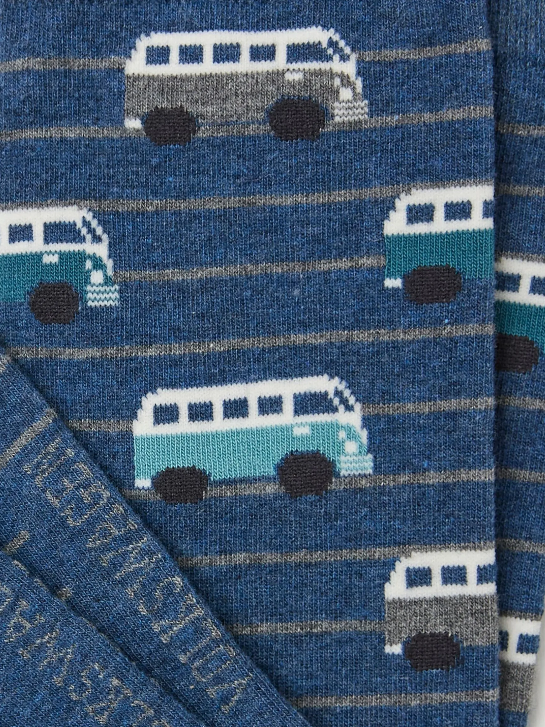 FatFace Men's Socks 1 Pack Blue VW Discount