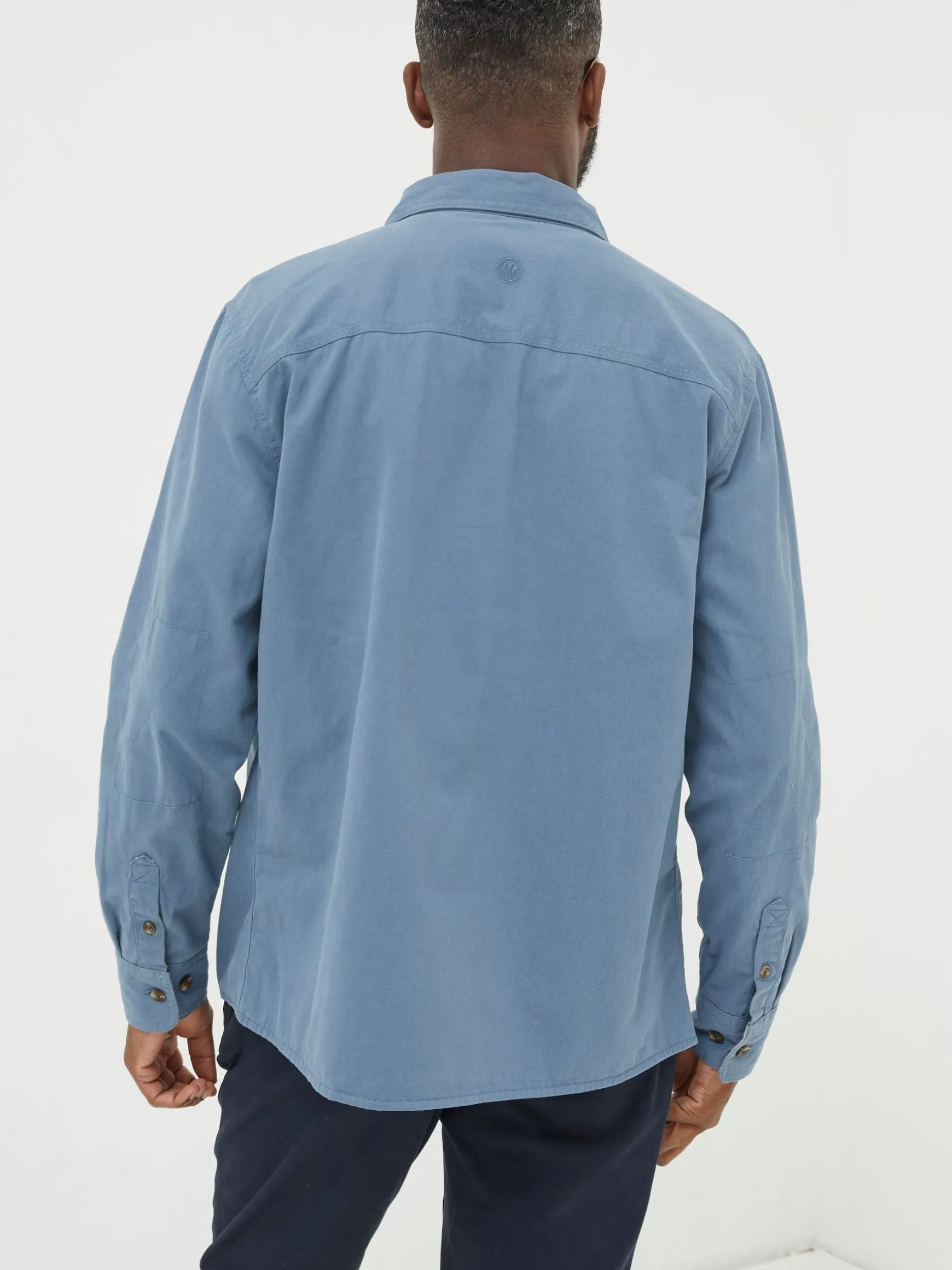 FatFace Walcot Overshirt Blue Online