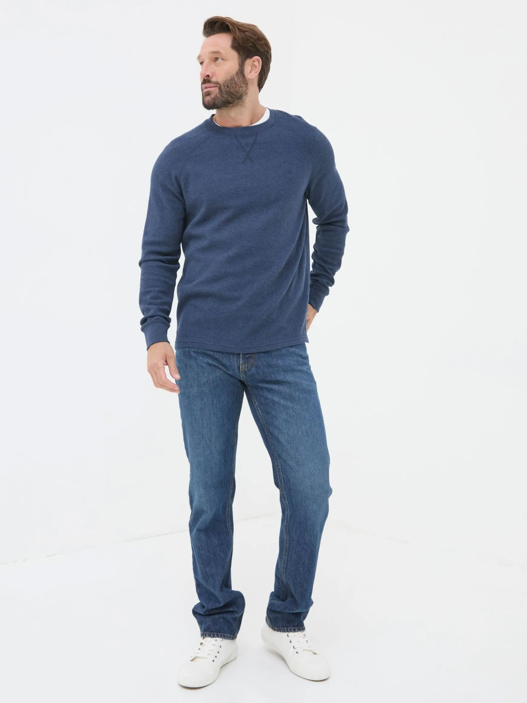 FatFace Straight Fit Jeans Blue Wash Best