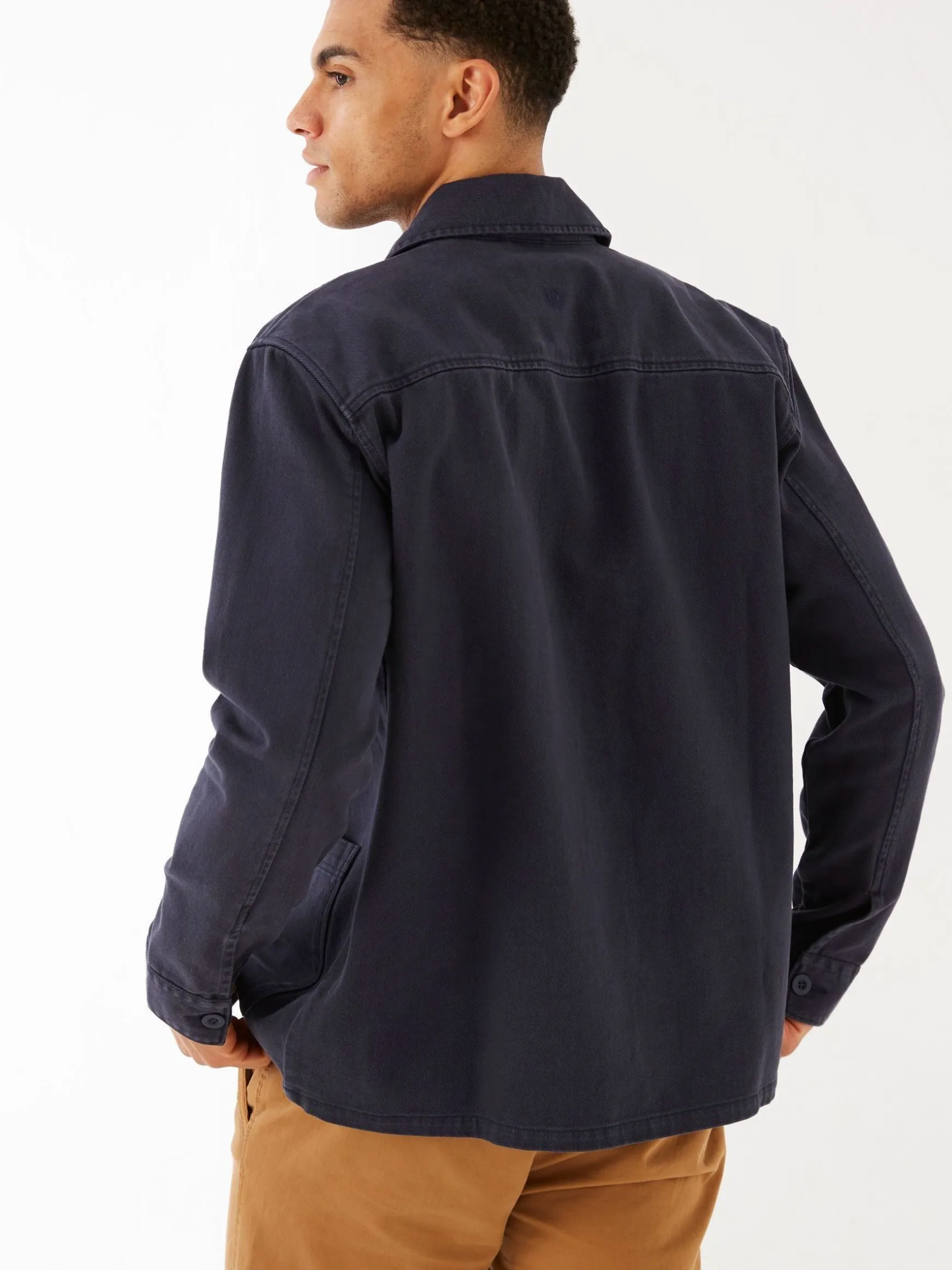 FatFace Worker Jacket Blue Clearance