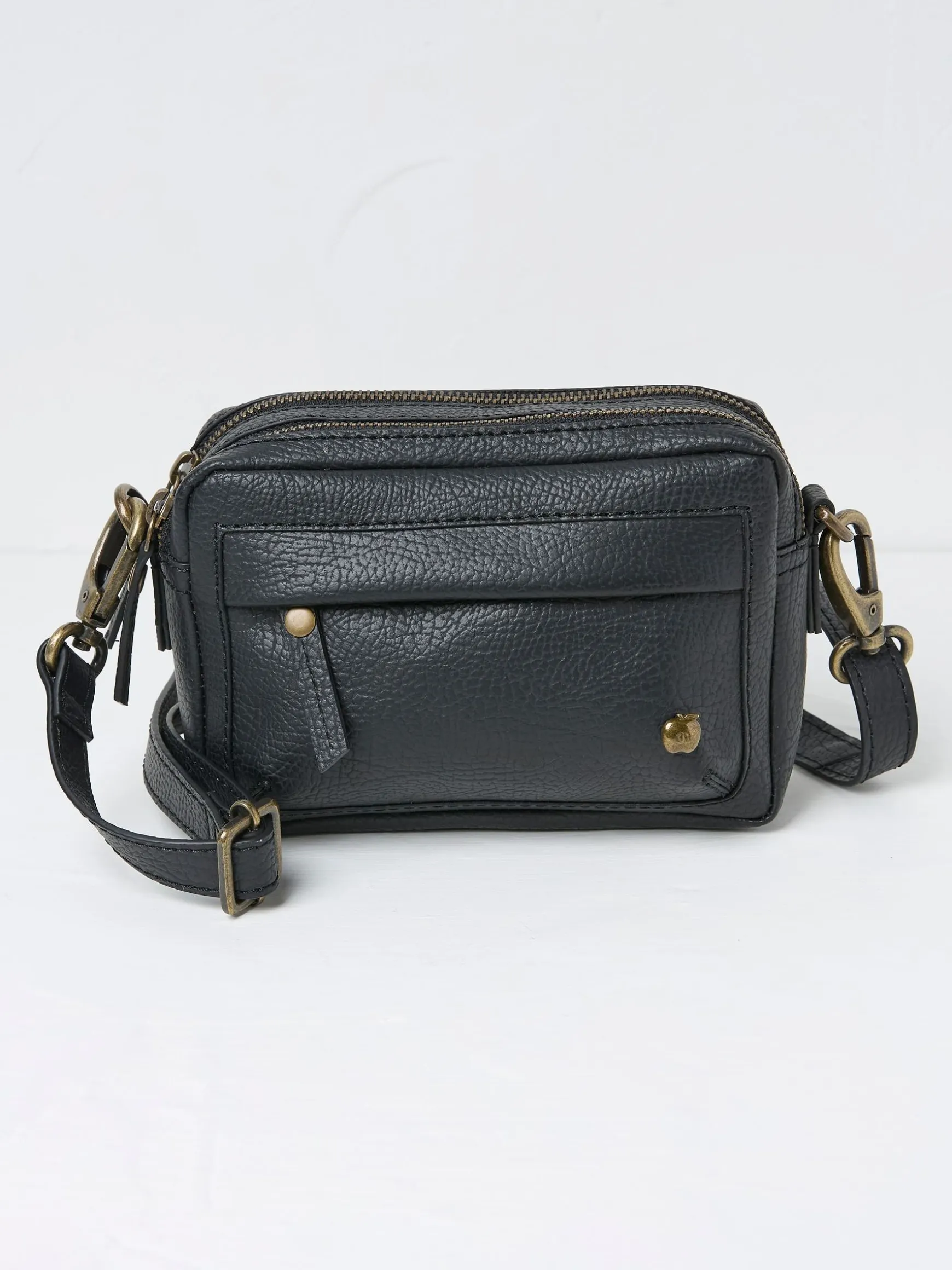 FatFace Braeburn Crossbody Bag Black New