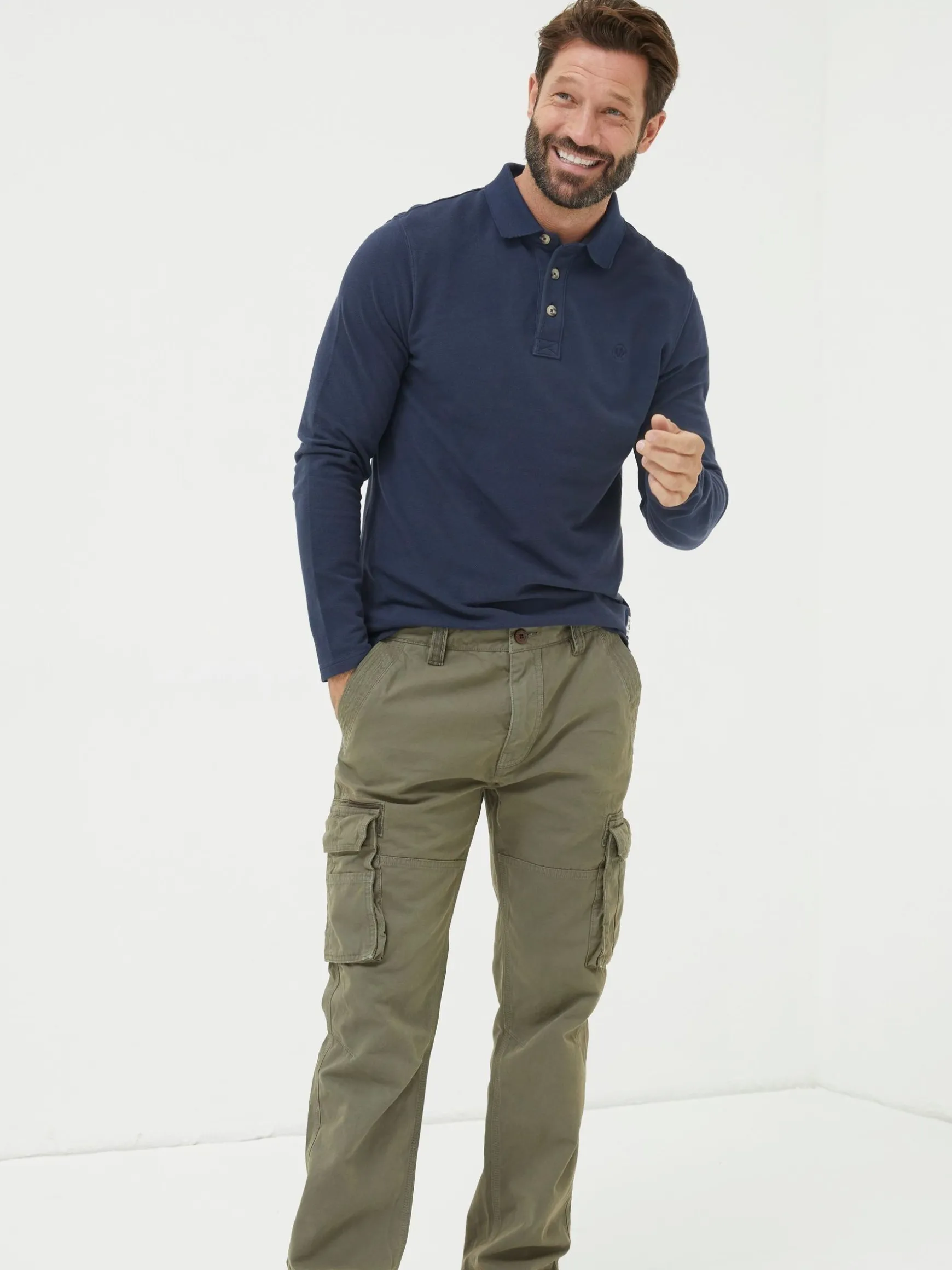 FatFace Breakyard Cargo Trousers Green Best Sale