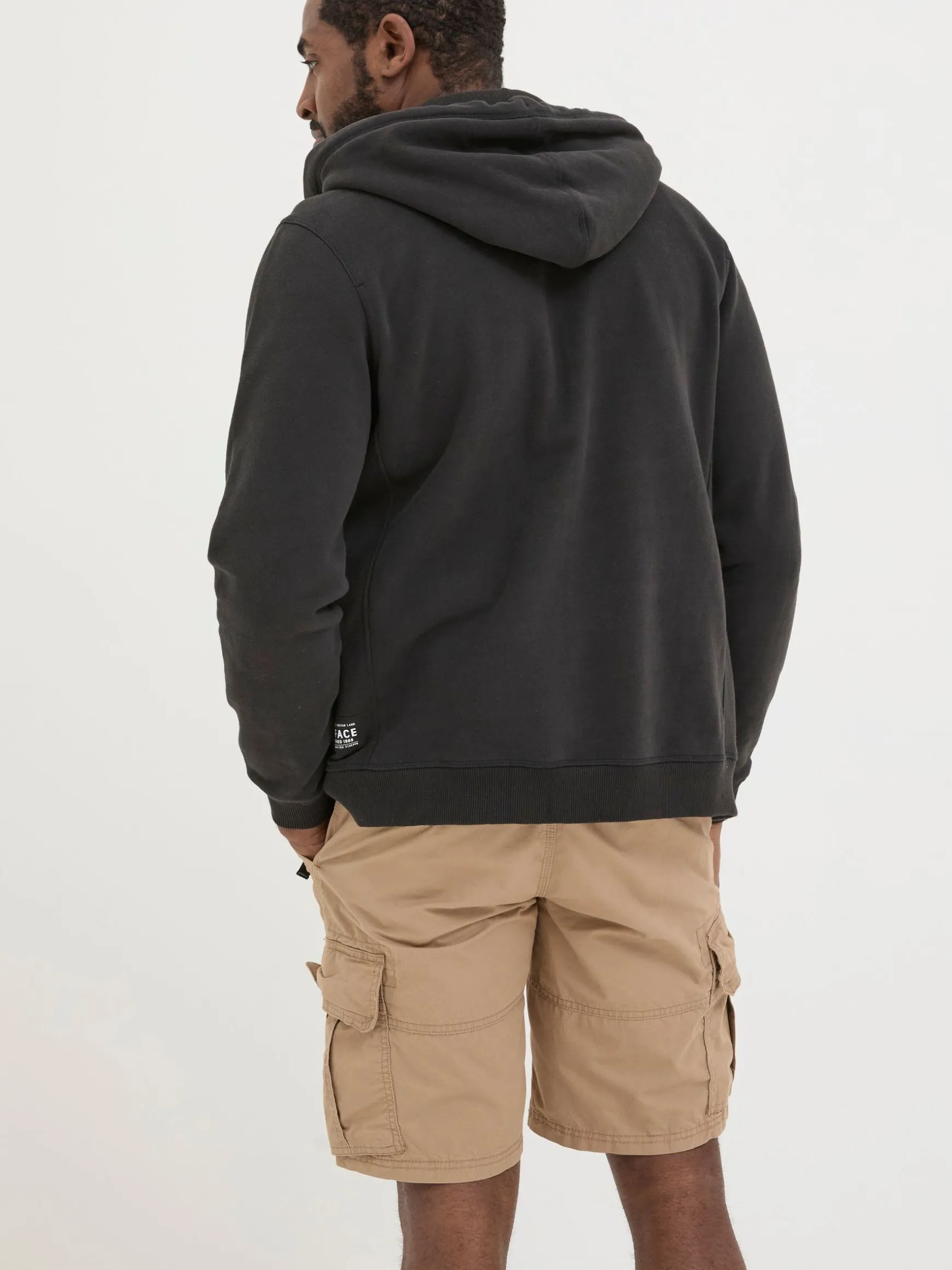 FatFace Brooke Zip Through Hoodie Black Store