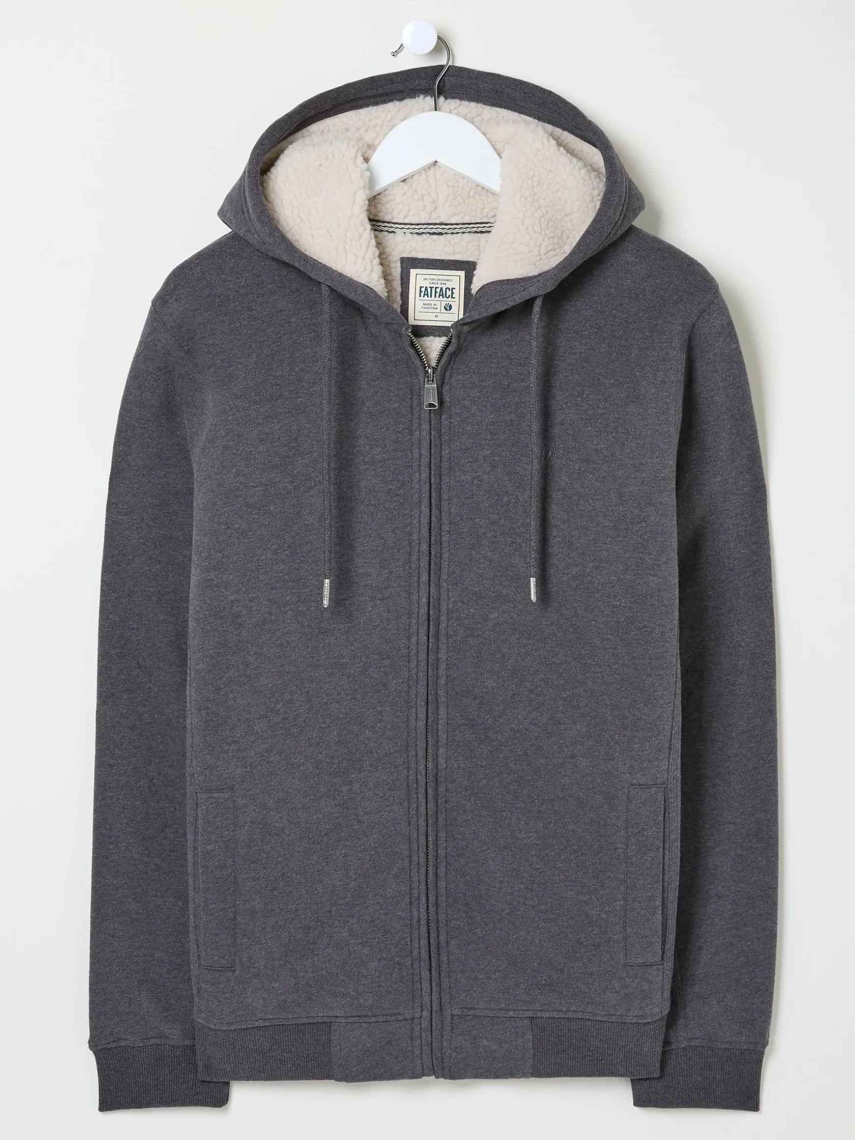 FatFace Brooke Hoodies Charcoal Grey Discount