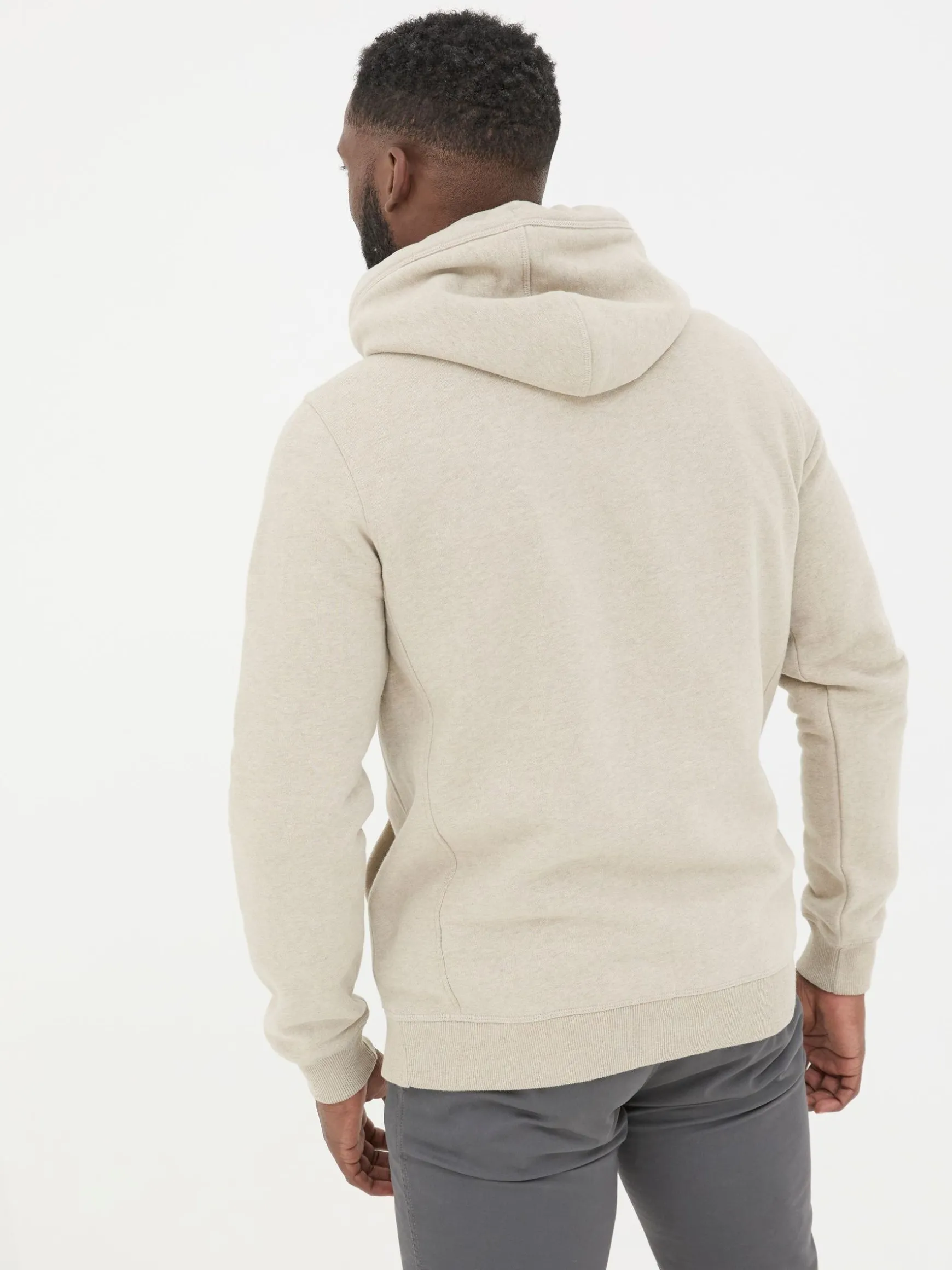 FatFace Brooke Overhead Hoodie Cream Cheap