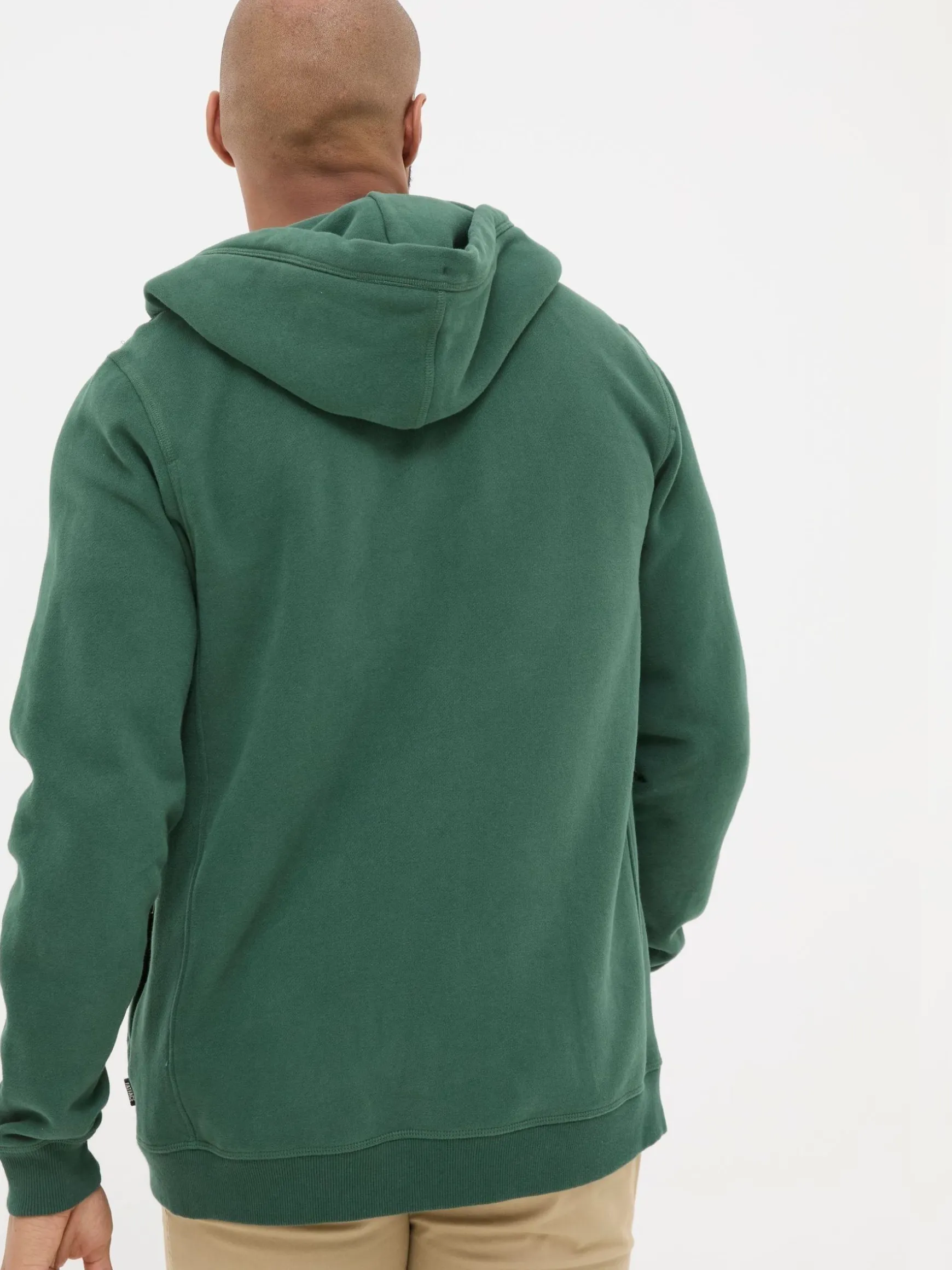 FatFace Brooke Zip Through Hoodie Dark Green Hot