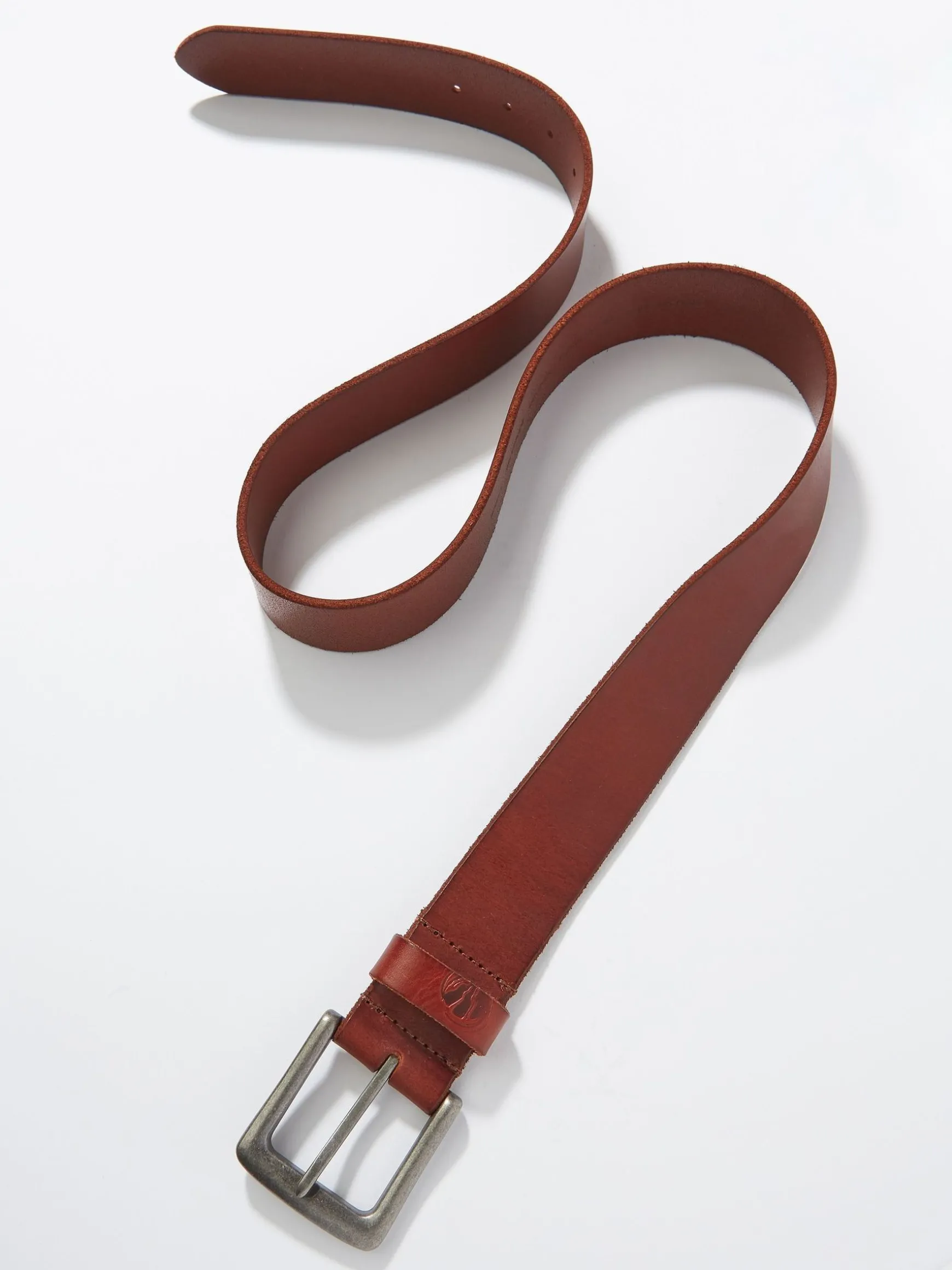 FatFace Italian Leather Belt Brown Store