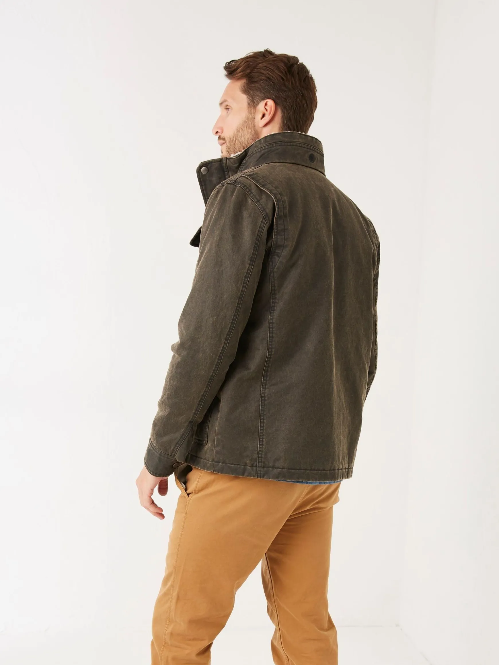 FatFace Jacket Brown Cheap