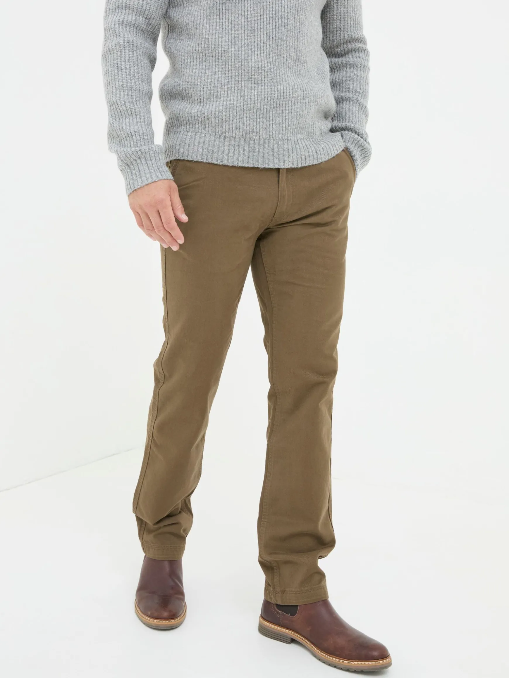 FatFace Modern Coastal Chinos Brown Outlet