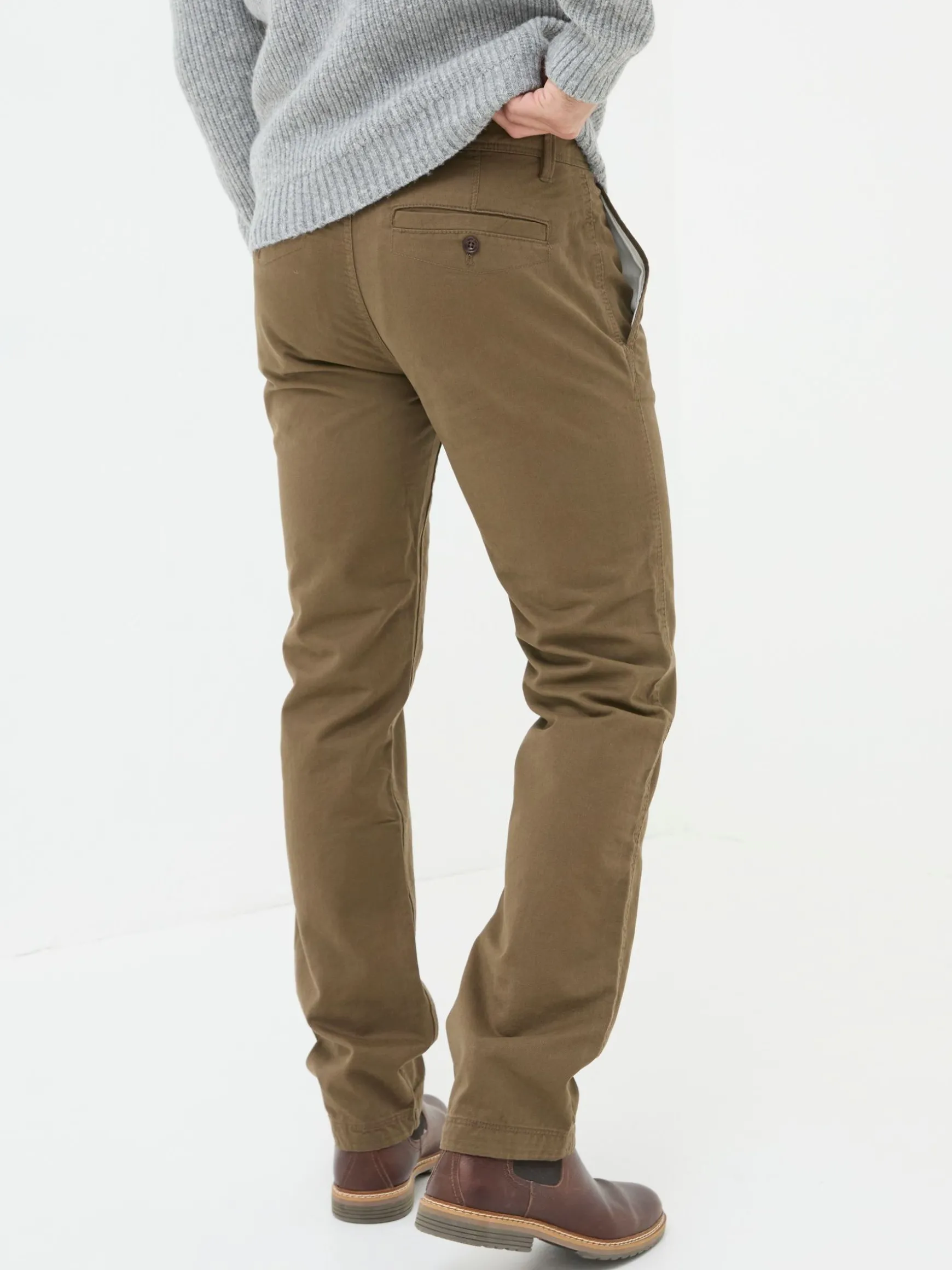 FatFace Modern Coastal Chinos Brown Outlet