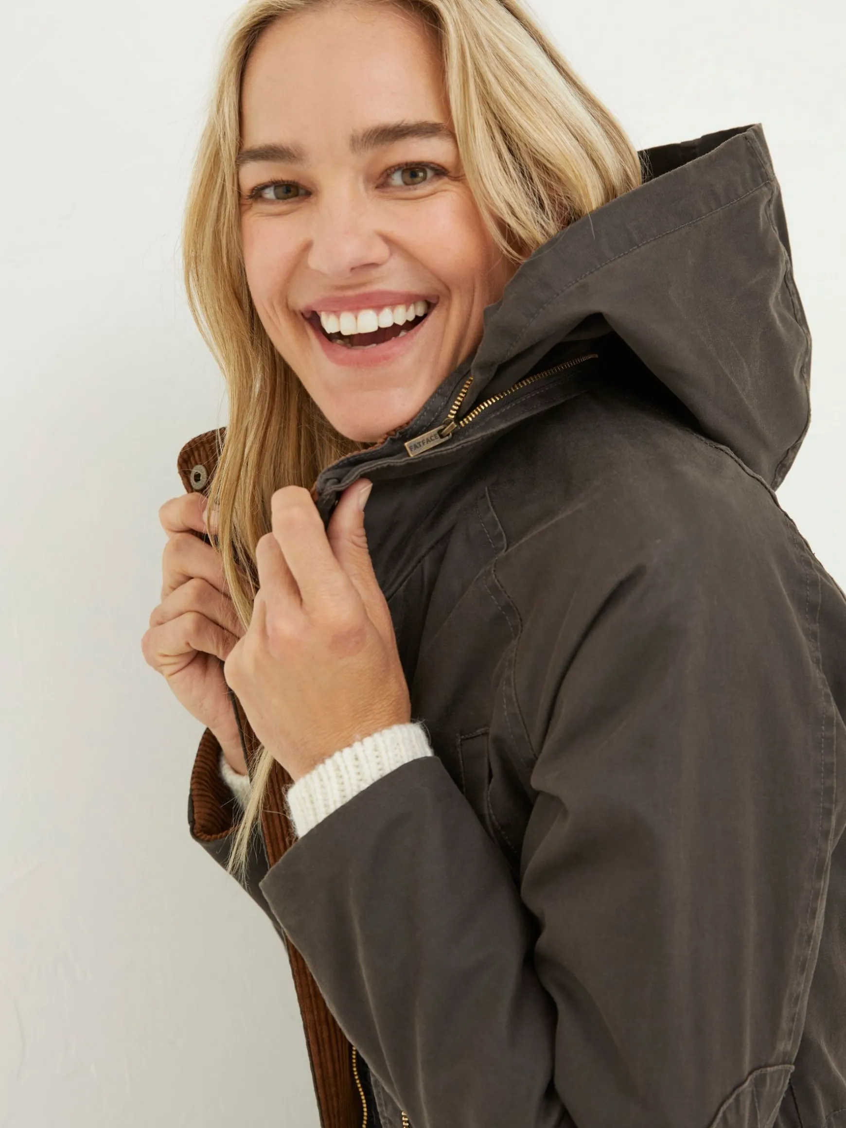 FatFace Sussex Heritage Coat Brown Fashion