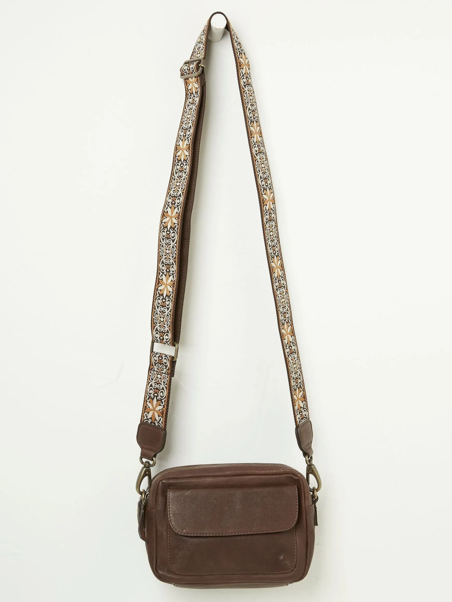 FatFace The Oslo Camera Cross-body Bag Brown Fashion