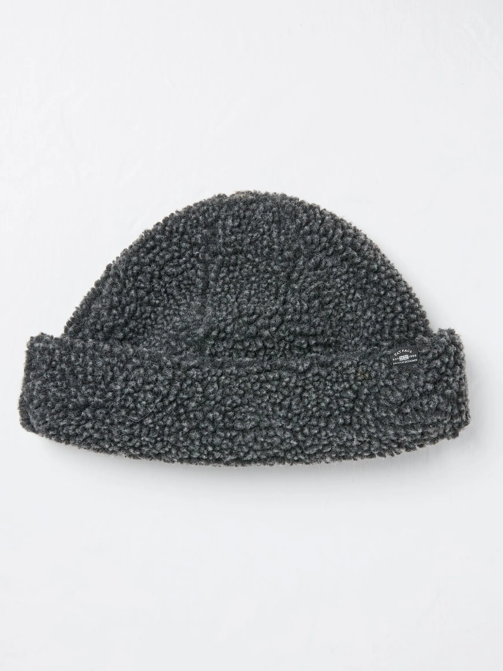 FatFace Borg Beanie Charcoal Grey Best