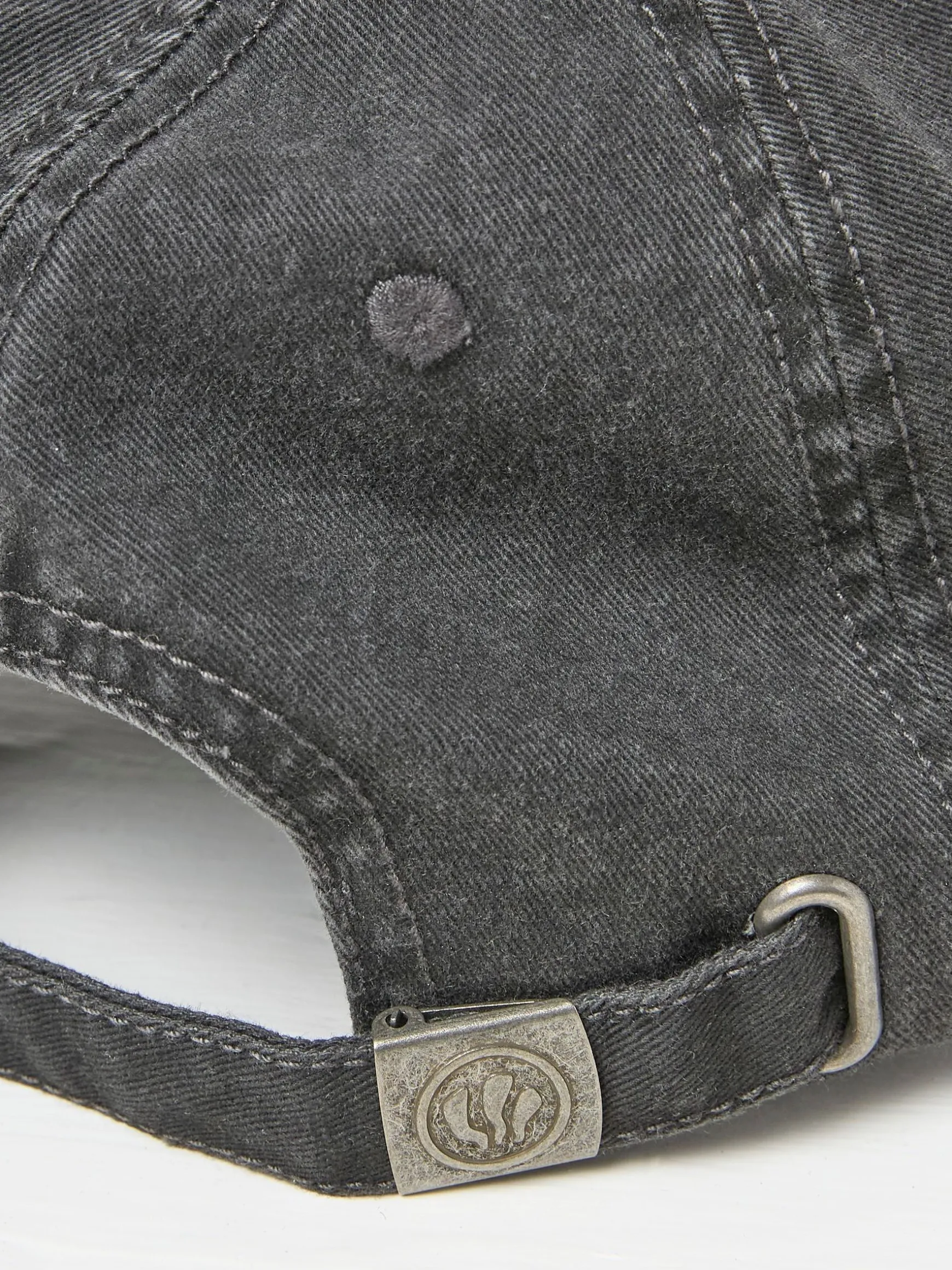 FatFace Embroidered Sun Cap Charcoal Grey Clearance