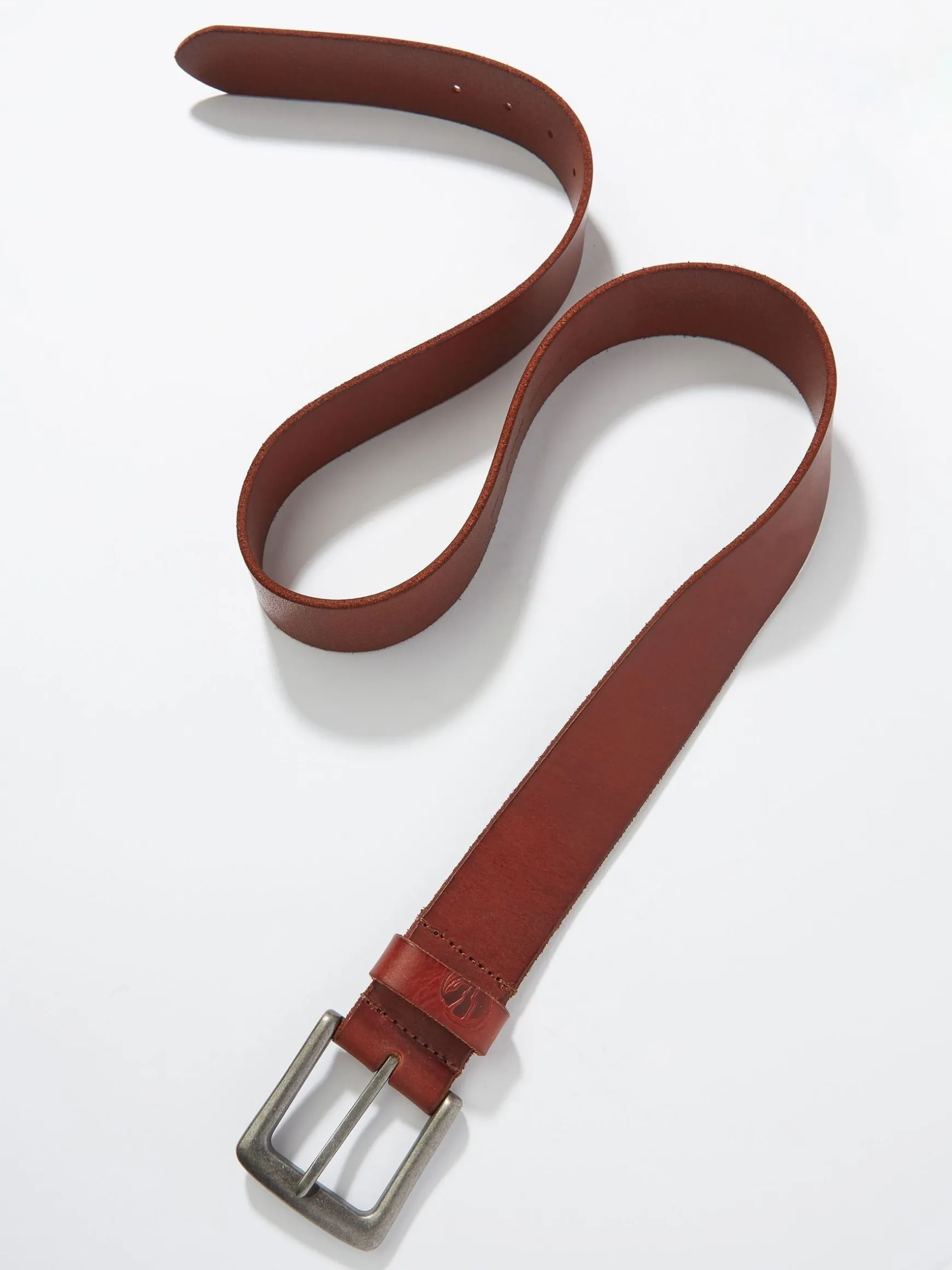 FatFace Italian Leather Belt Chocolate Brown Store