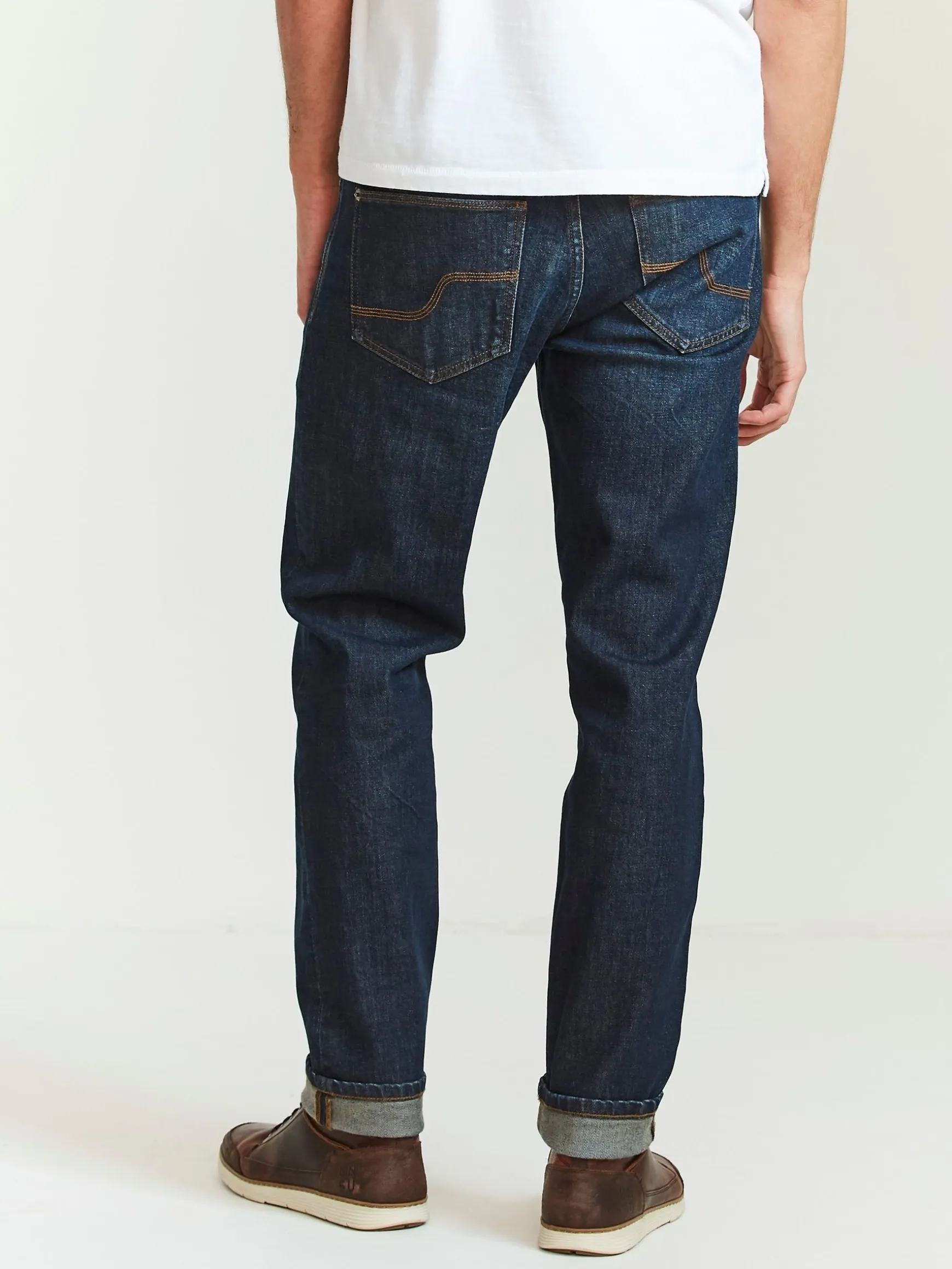 FatFace Denim Slim Jeans Dark Blue Vintage Wash Hot