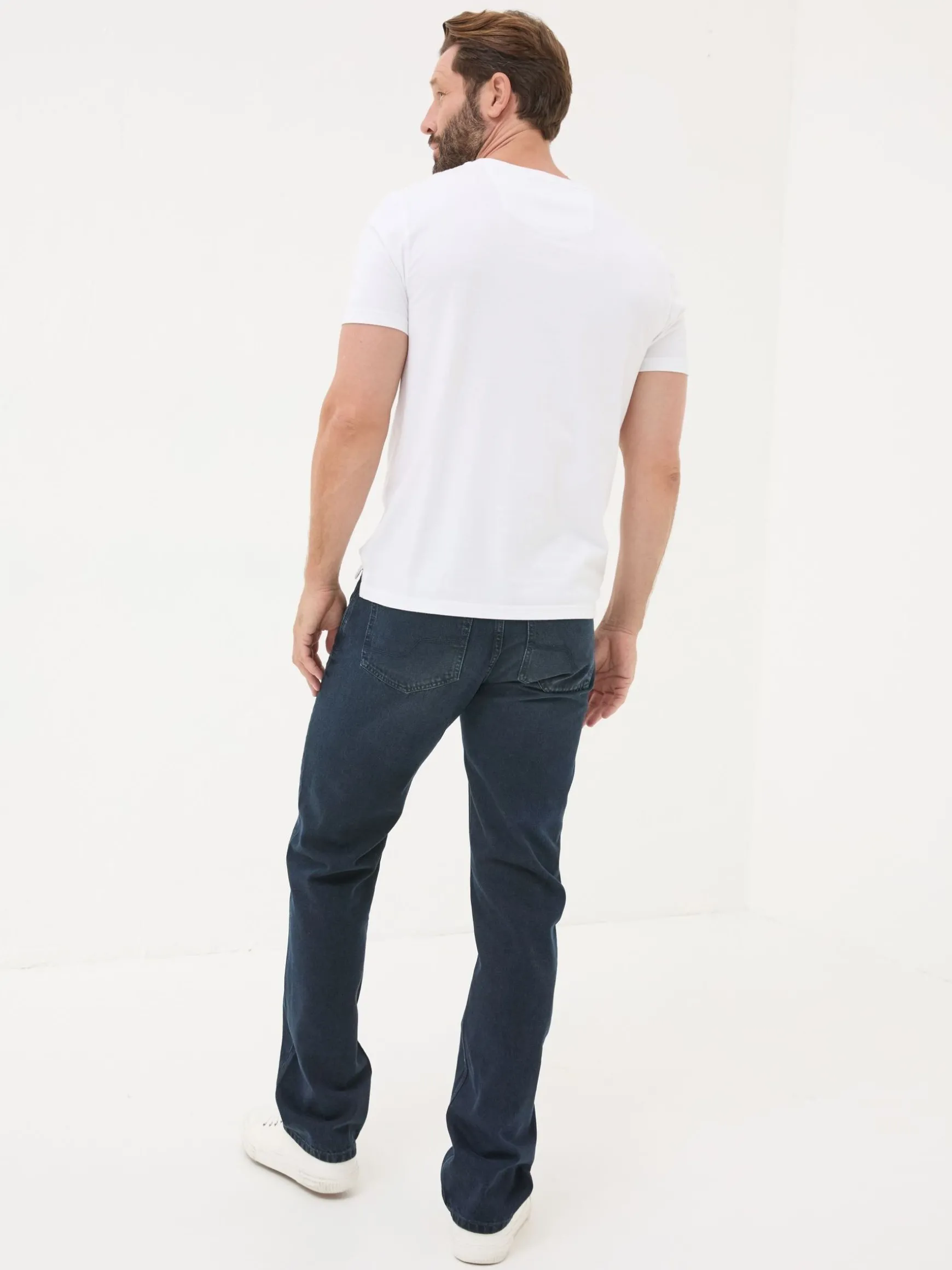 FatFace Straight Fit Jeans Denim Dark Blue Clearance