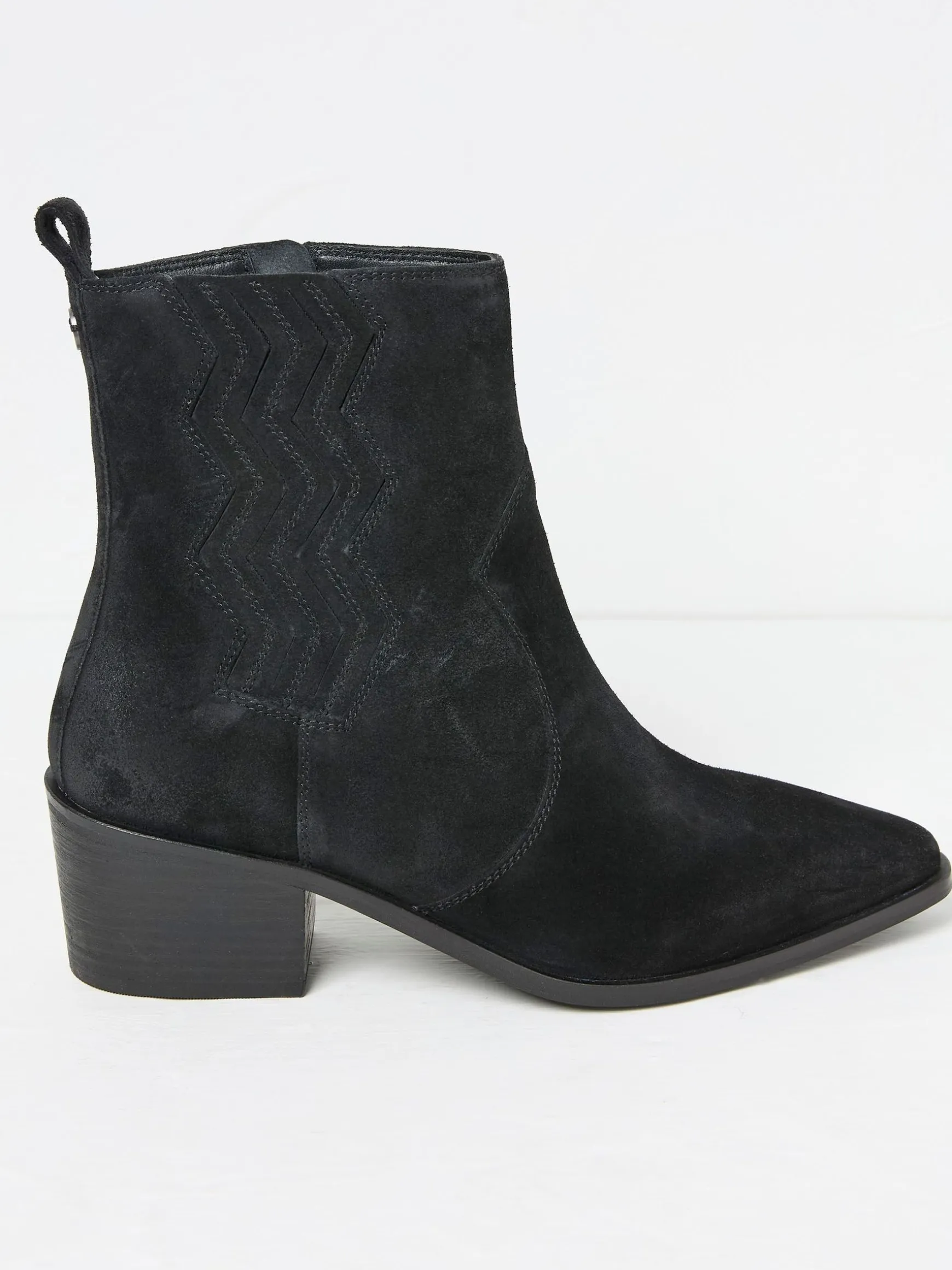 FatFace Drea Western Boots Black Best Sale