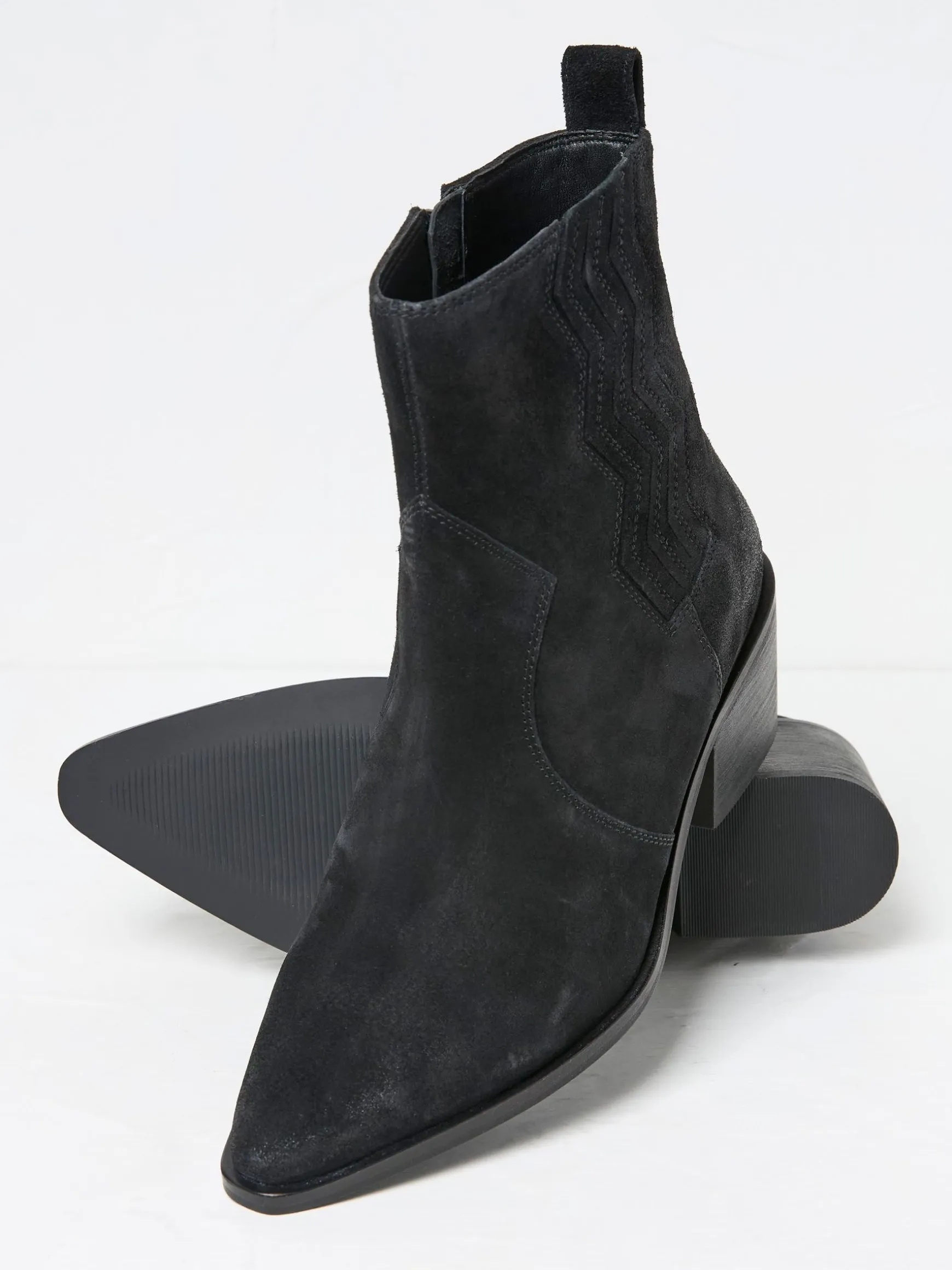 FatFace Drea Western Boots Black Best Sale