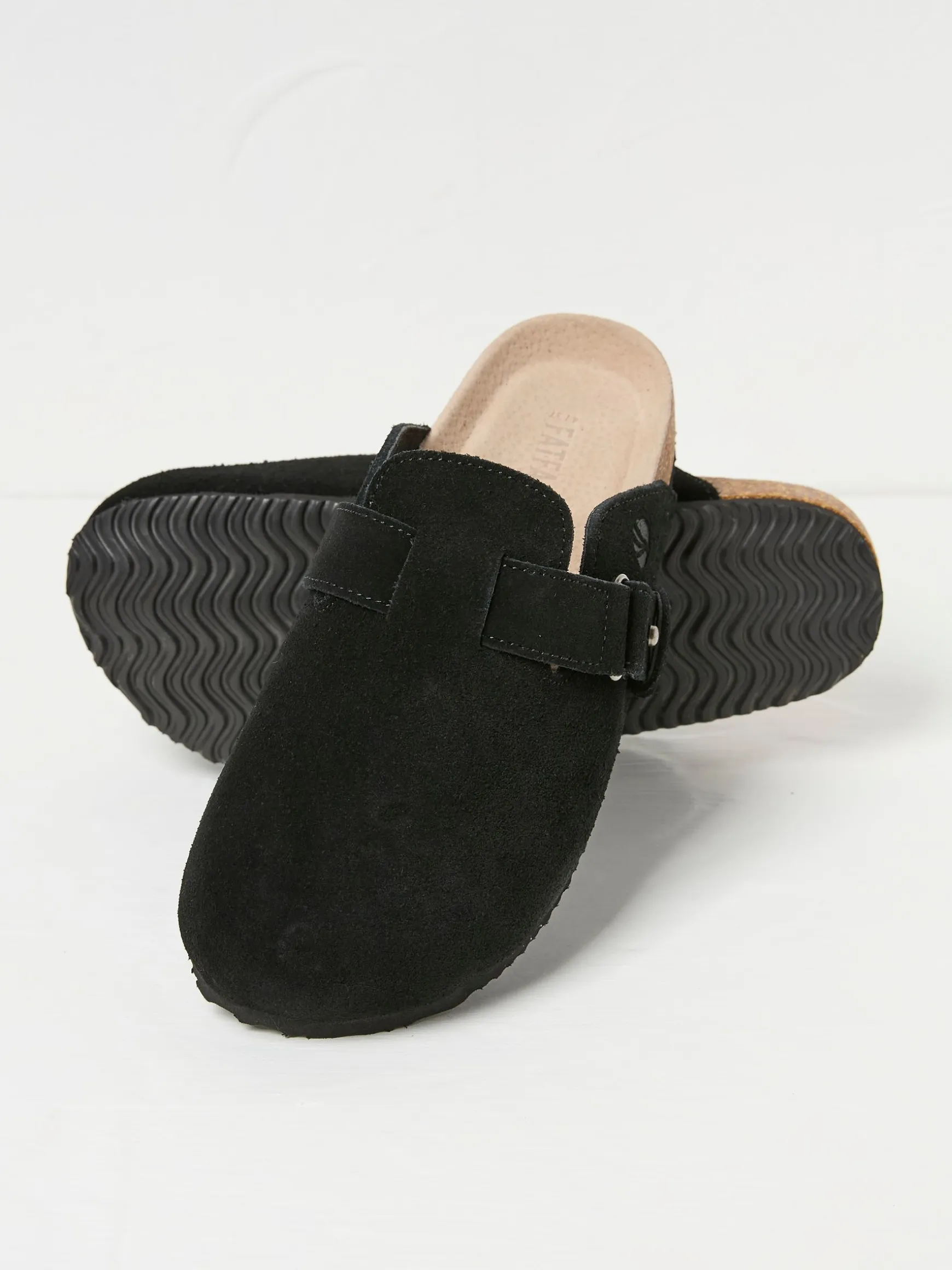 FatFace Elsie House Shoes Black Clearance