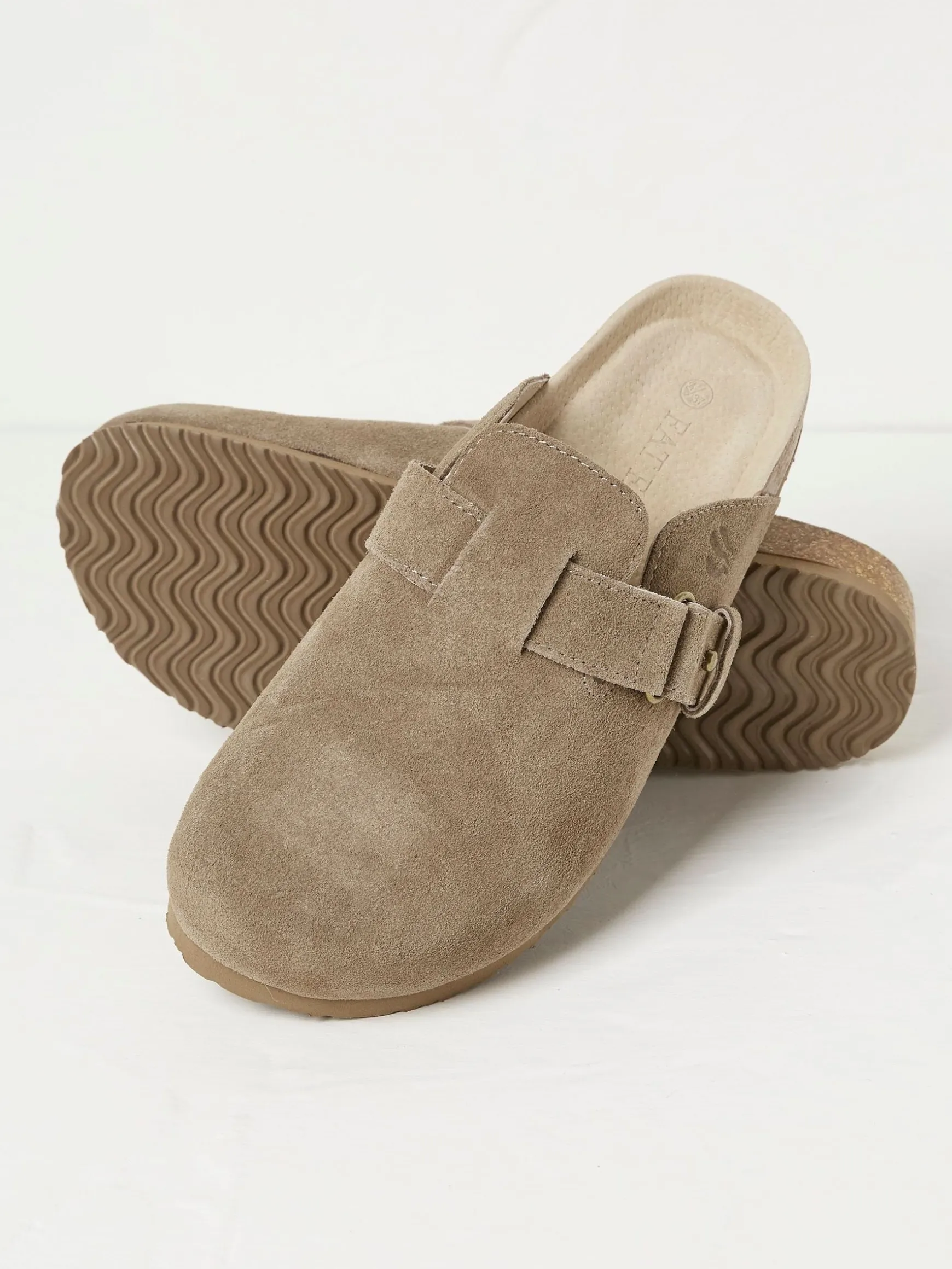 FatFace Elsie House Shoes Brown Outlet