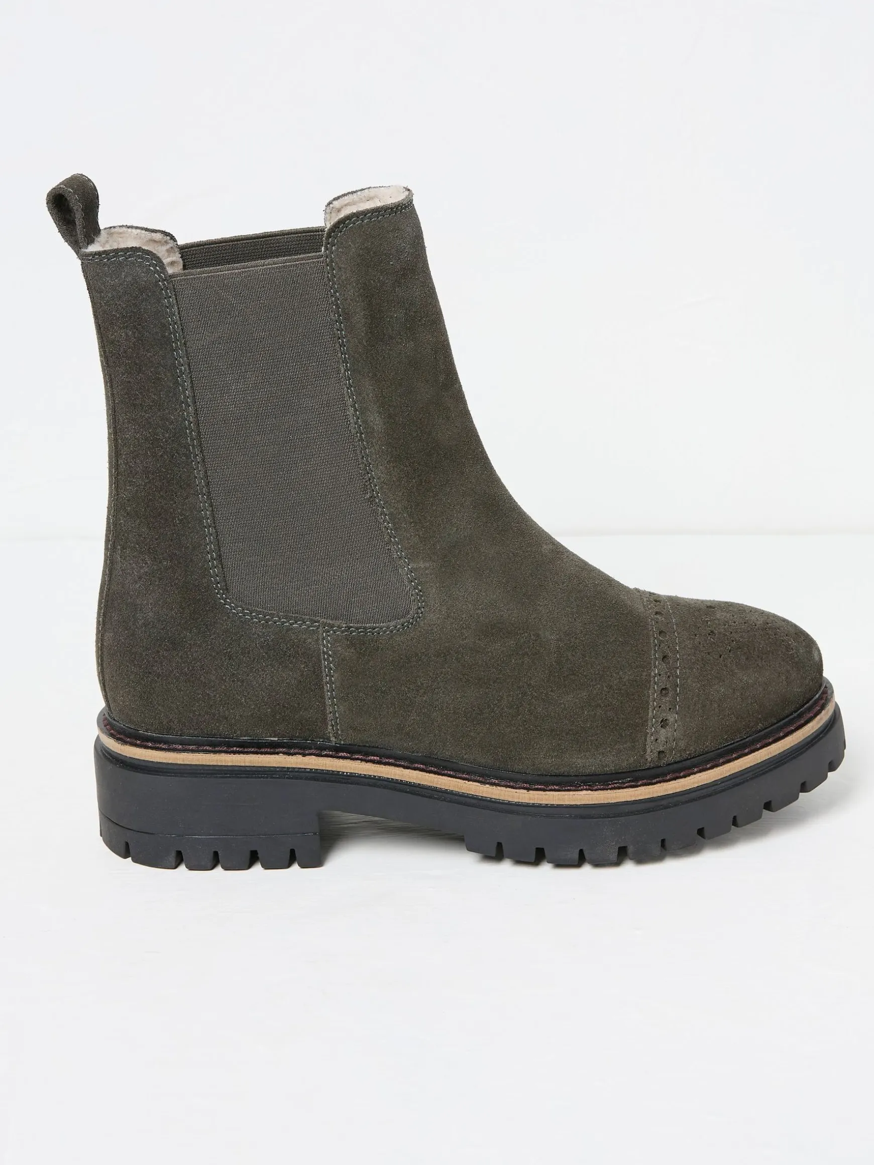 FatFace Essie Chelsea Boots Grey Fashion