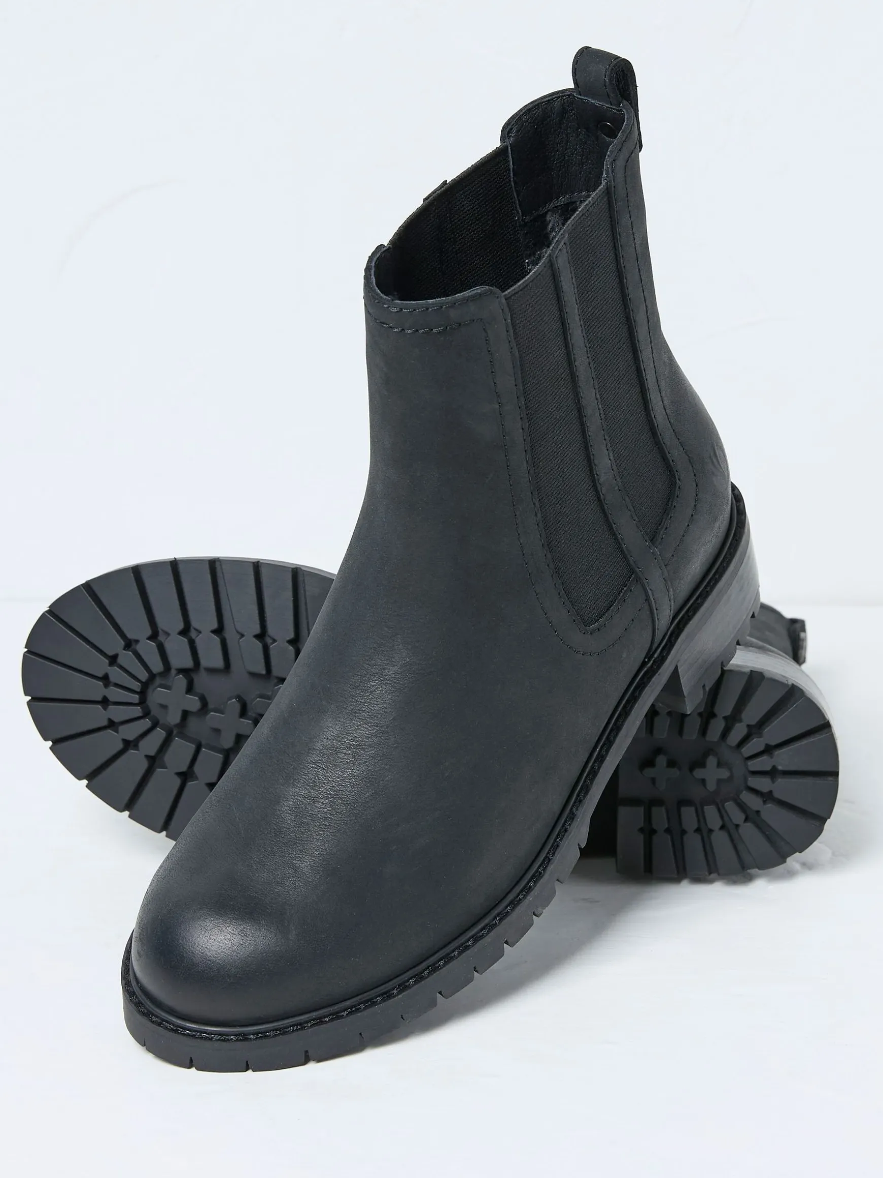 FatFace Everly Chelsea Boots Black Store