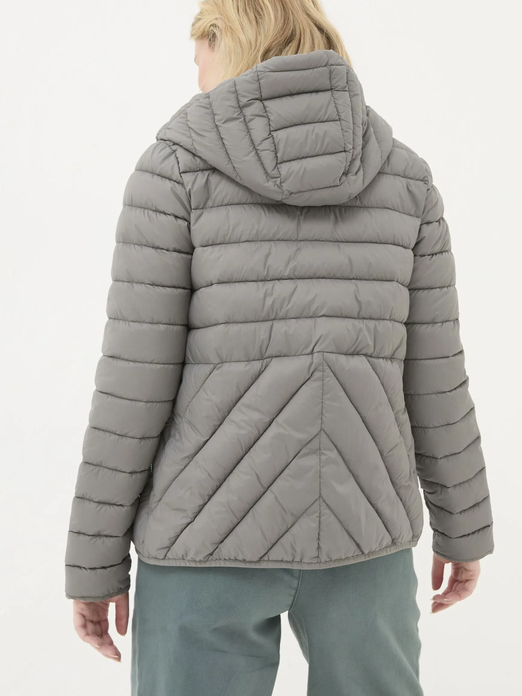 FatFace Garnet Lightweight Puffer Jacket Grey Best Sale