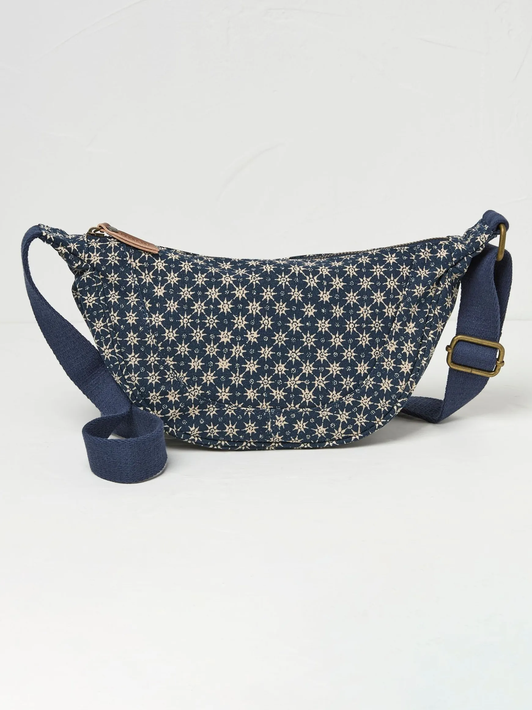 FatFace Gia Canvas Sling Bag Blue Store