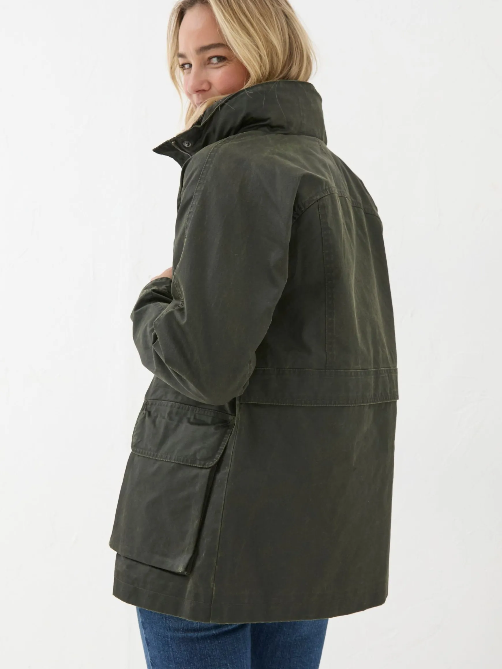 FatFace Suffolk Heritage Coat Green Sale