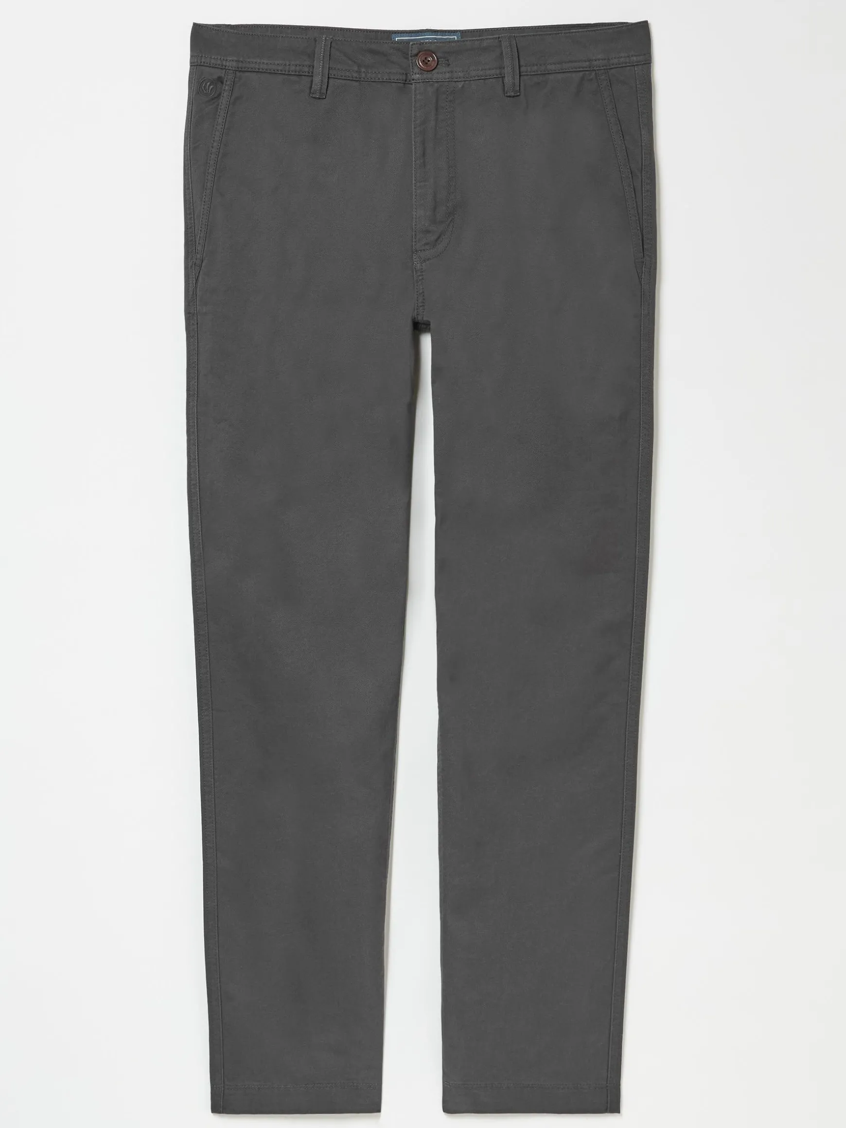 FatFace Modern Coastal Chinos Grey Charcoal Outlet