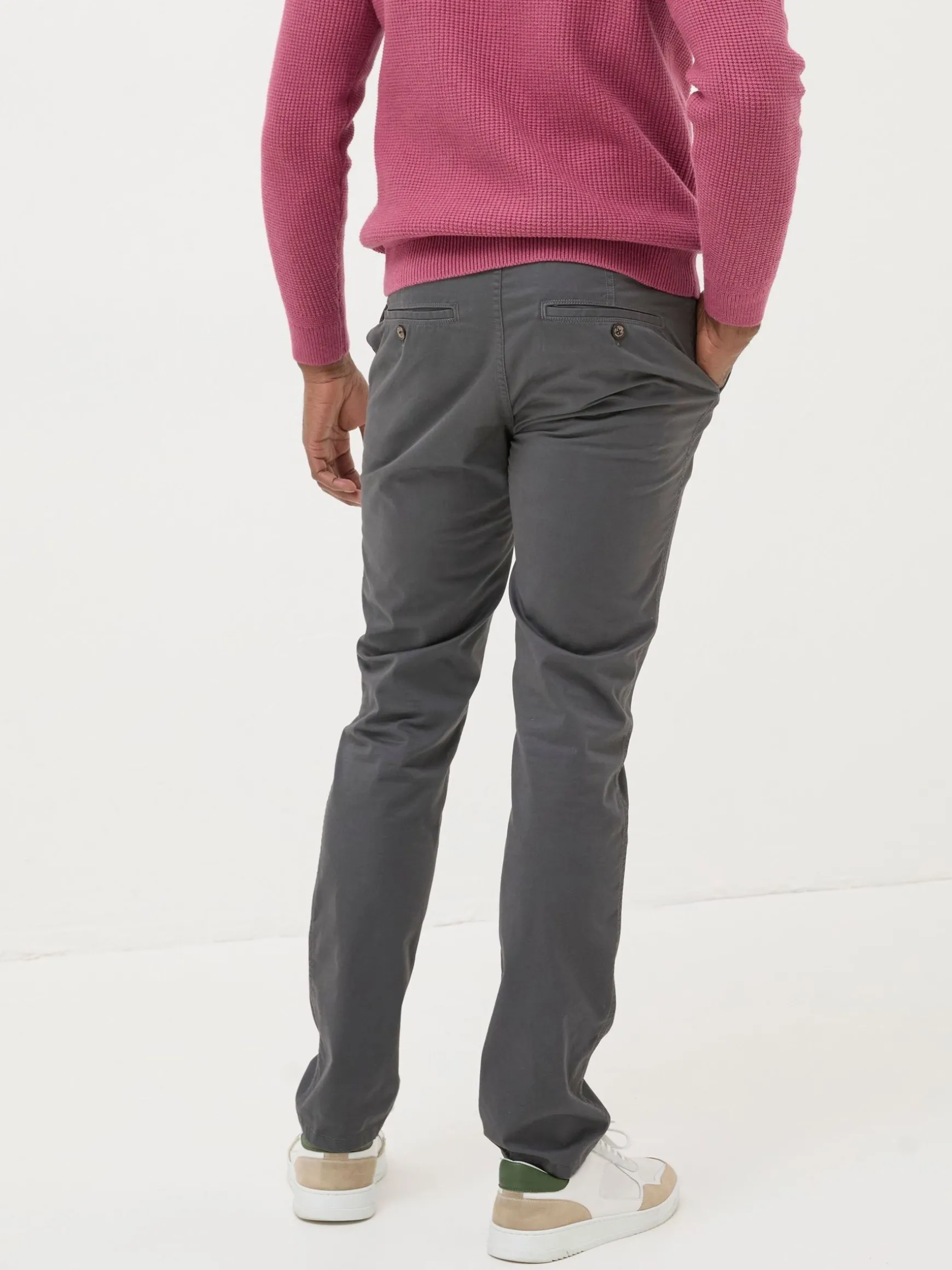 FatFace Slim Heyshott Chinos Grey Charcoal Flash Sale