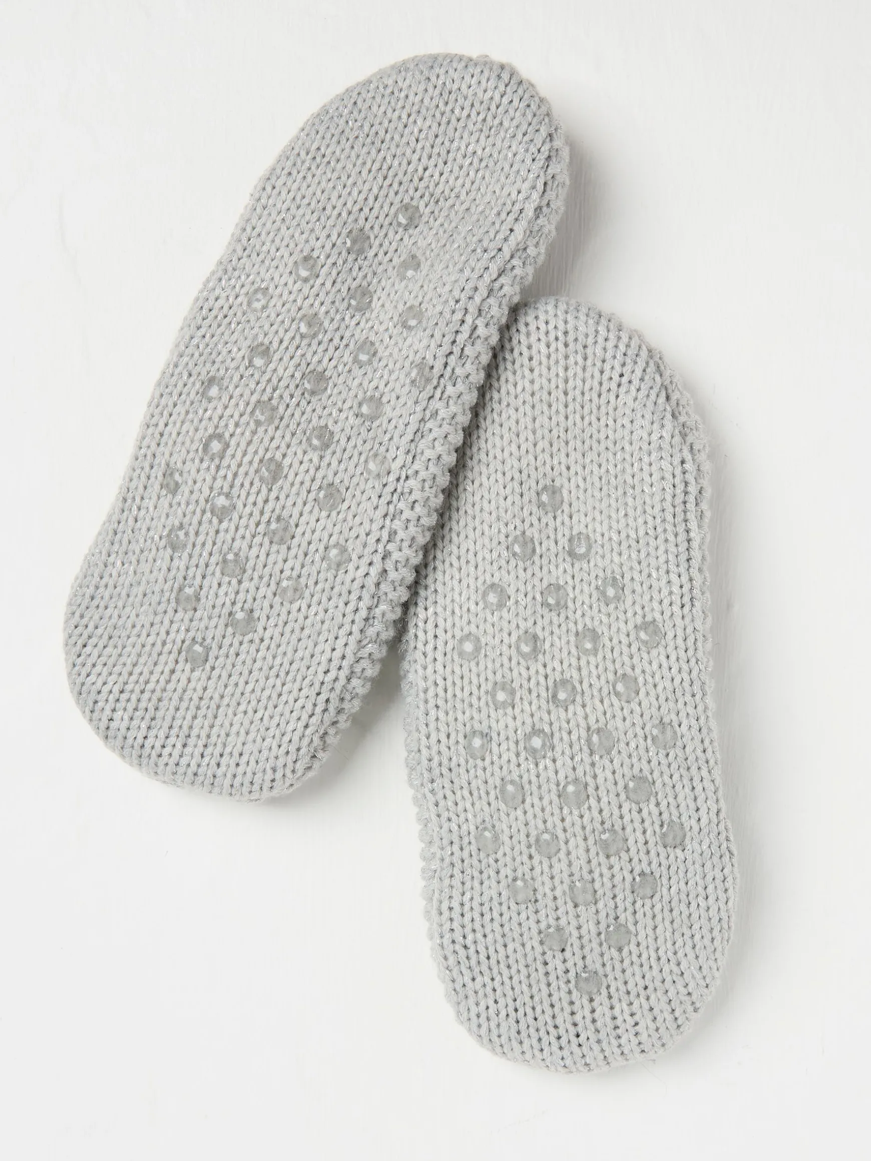 FatFace Short Slipper Socks Grey Outlet