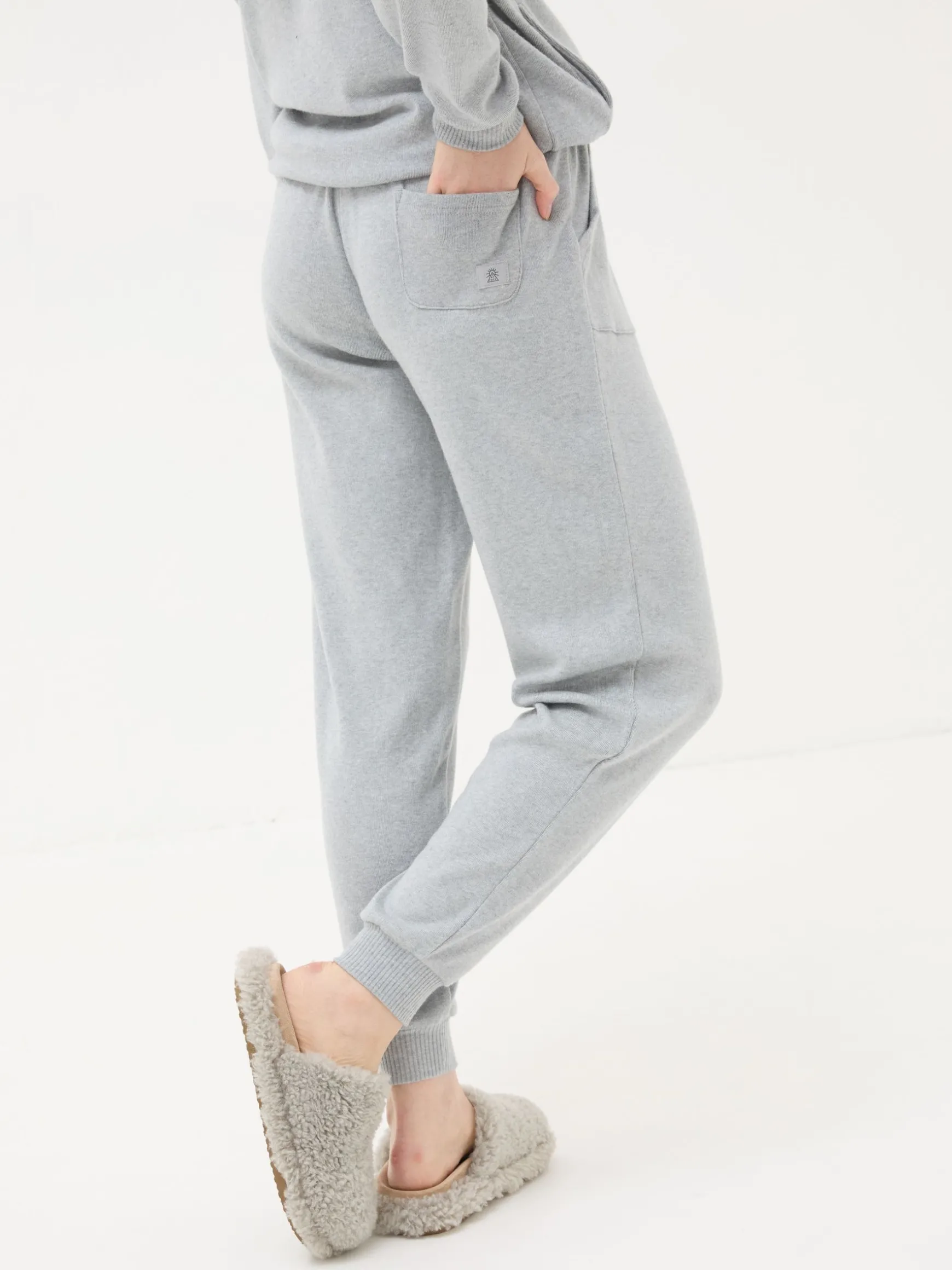 FatFace Hannah Lounge Pyjama Bottoms Grey Clearance