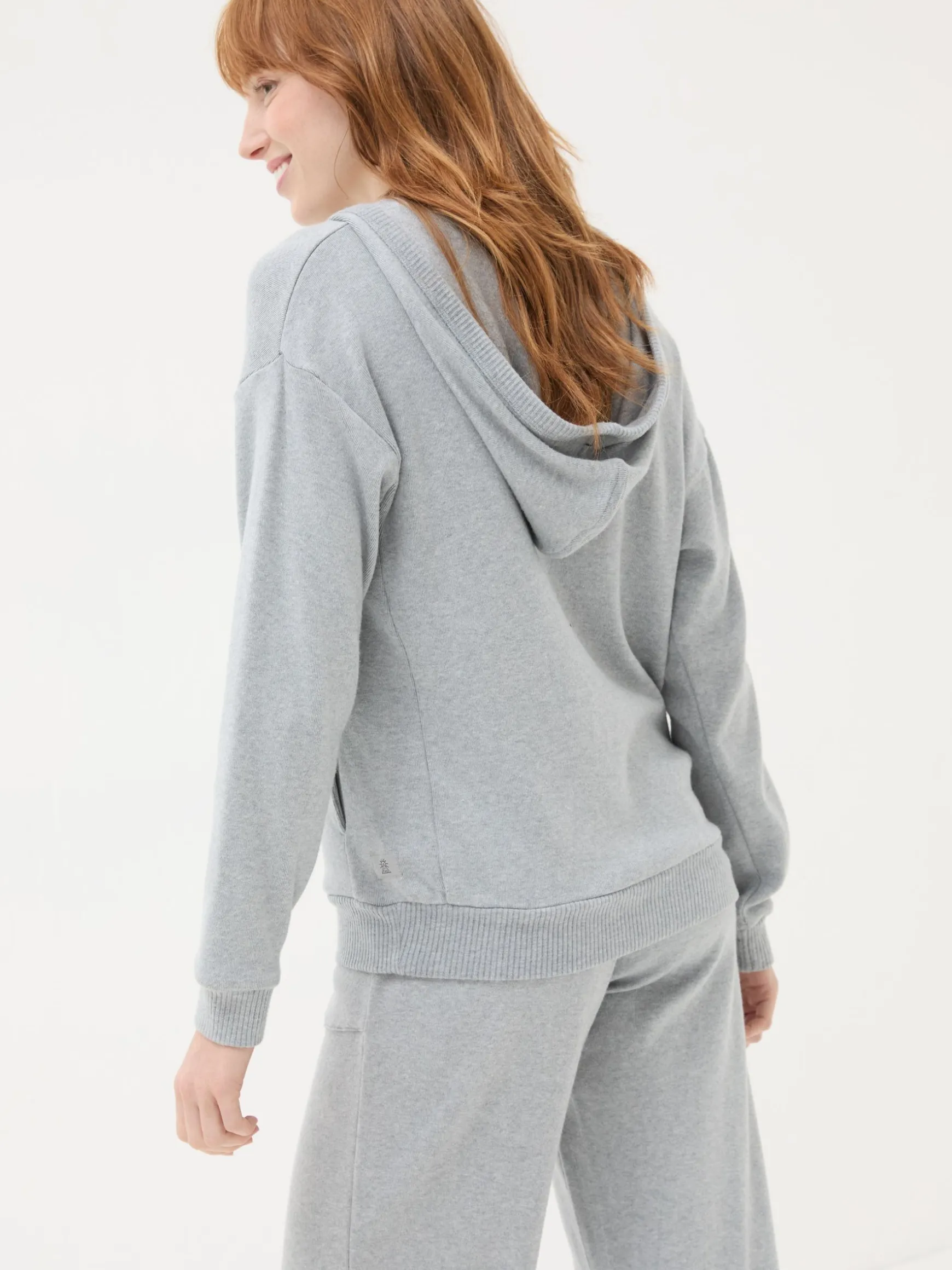 FatFace Hannah Lounge Top Grey Hot