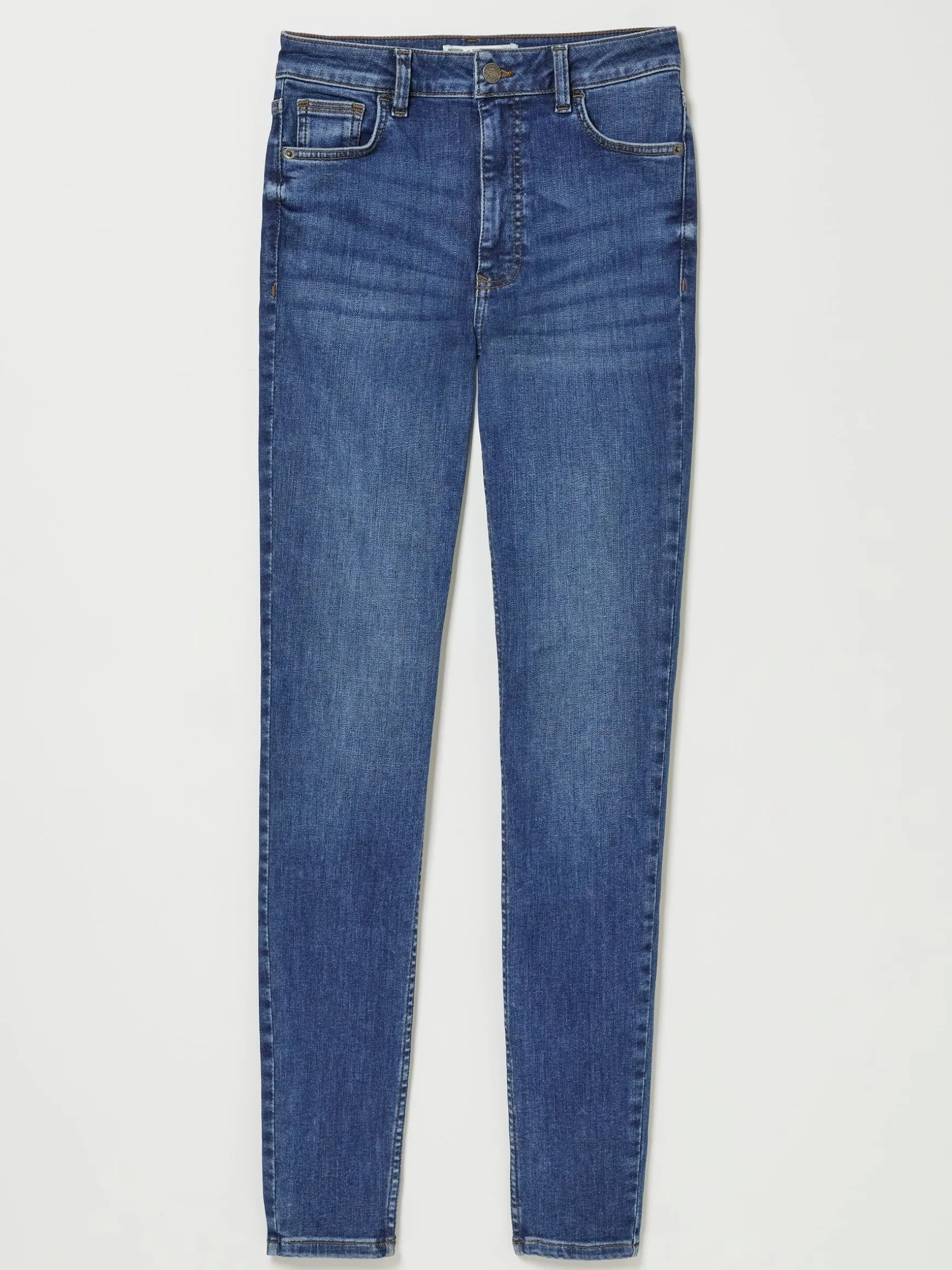FatFace Harlow Highwaist Skinny Jeans Dark Vintage Blue Fashion